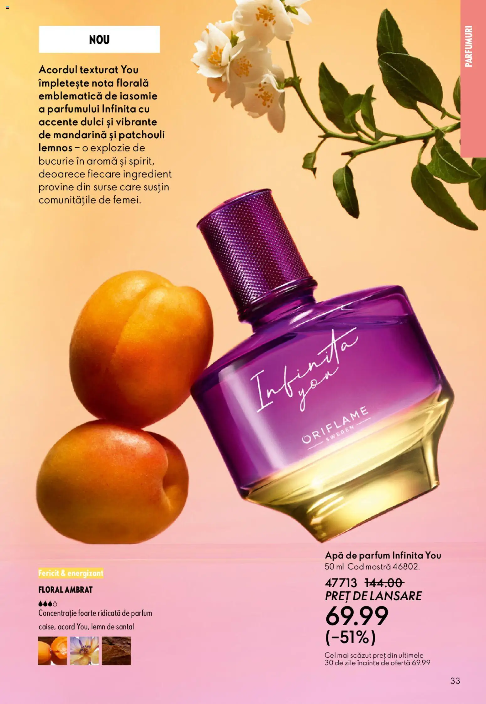 Catalog Oriflame 4 - 23 Martie 2026 | Pagina 33 | Produse: Apă de parfum, Parfum, Apă