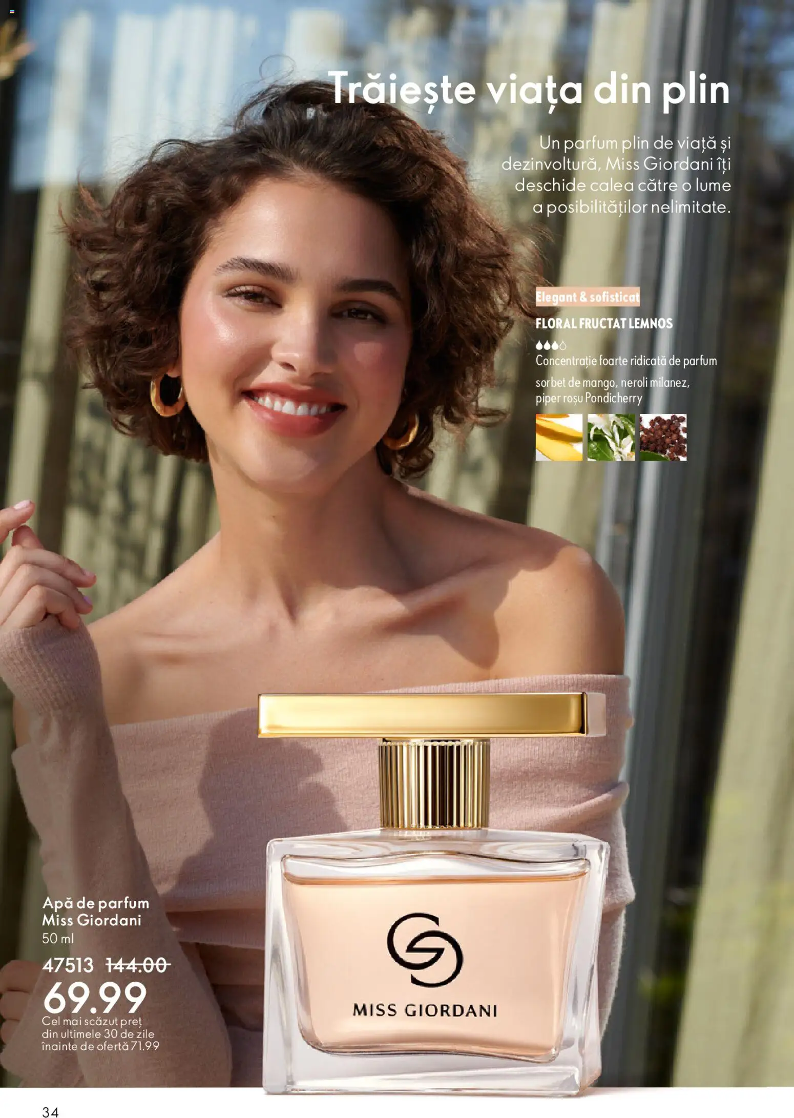 Catalog Oriflame 4 - 23 Martie 2026 | Pagina 34 | Produse: Apă de parfum, Repousse cuticule, Apă, Piper