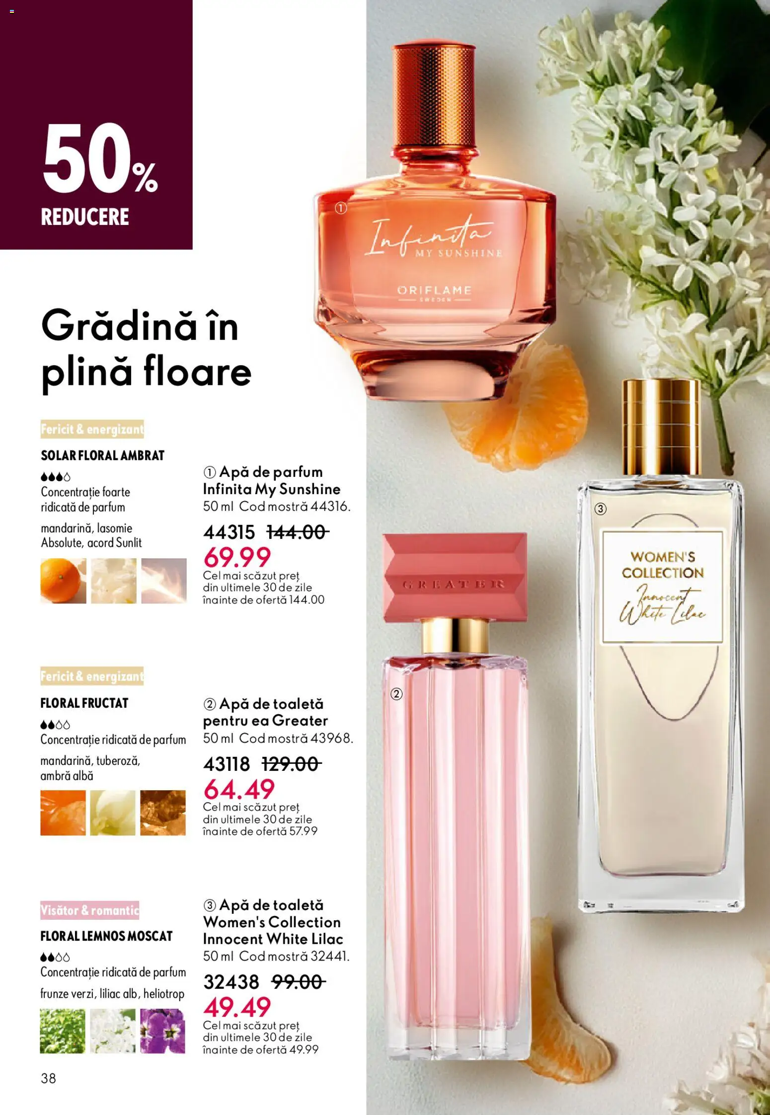 Catalog Oriflame 4 - 23 Martie 2026 | Pagina 38 | Produse: Toaletă, Parfum, Apă de toaletă, Apă