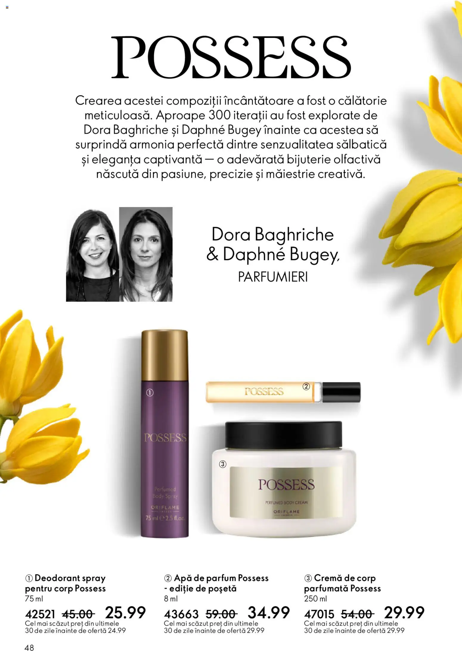 Catalog Oriflame 4 - 23 Martie 2026 | Pagina 48 | Produse: Body, Cremă de corp, Deodorant, Apă