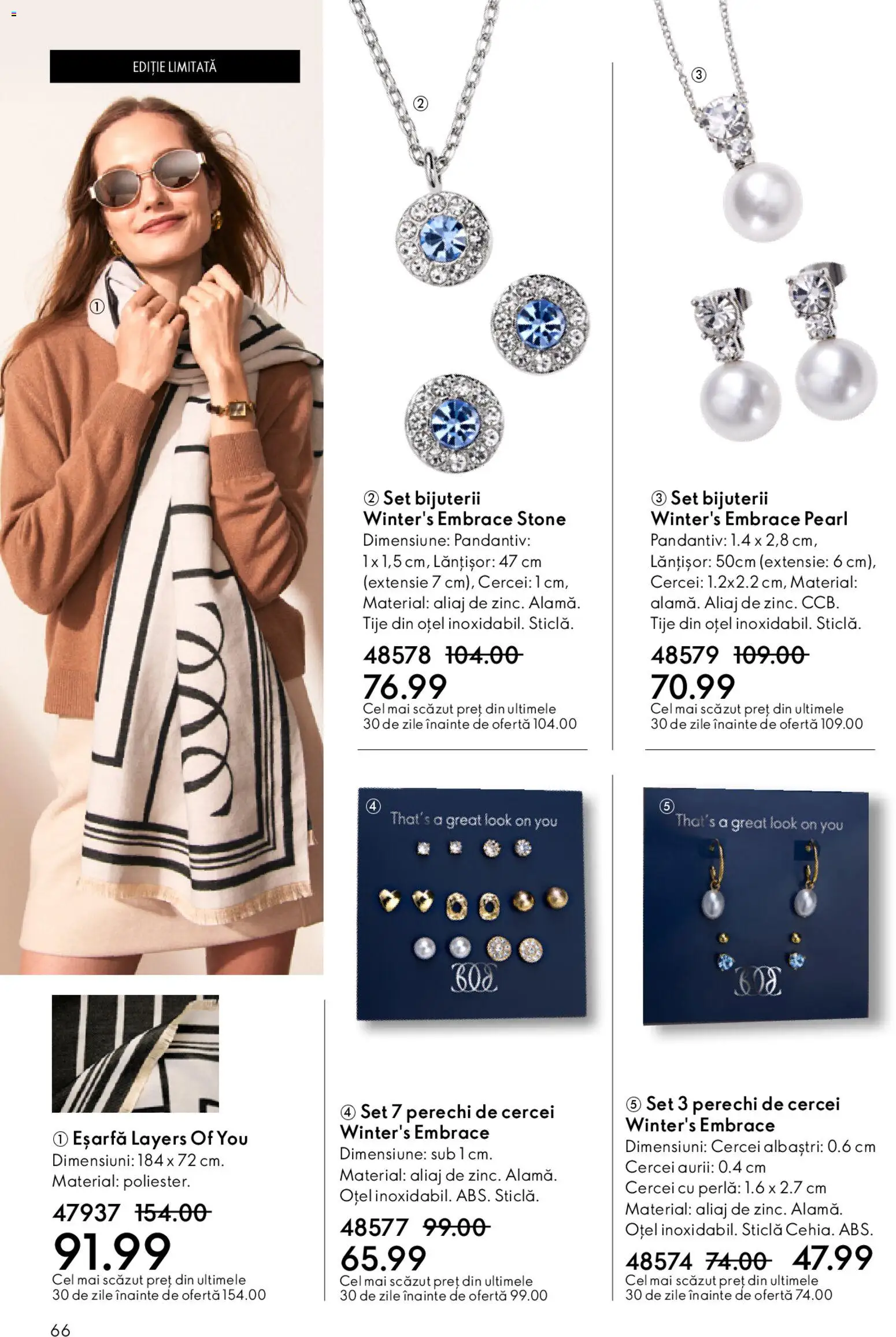 Catalog Oriflame 4 - 23 Martie 2026 | Pagina 66 | Produse: Eșarfă, Cercei