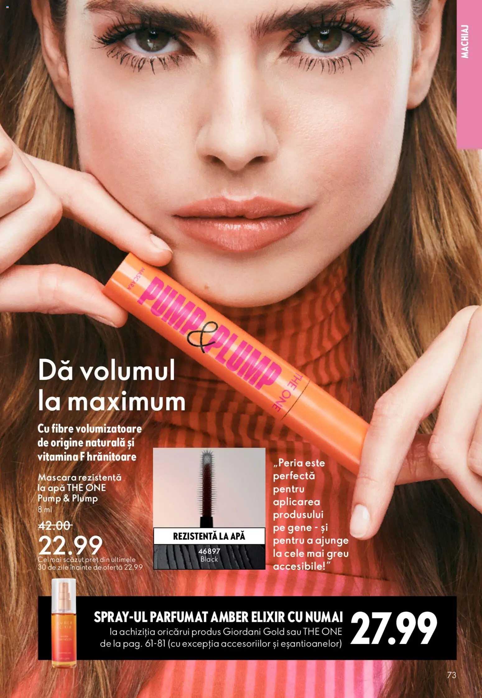 Catalog Oriflame 4 - 23 Martie 2026 | Pagina 73 | Produse: Elixir, Machiaj, Mascara, Apă