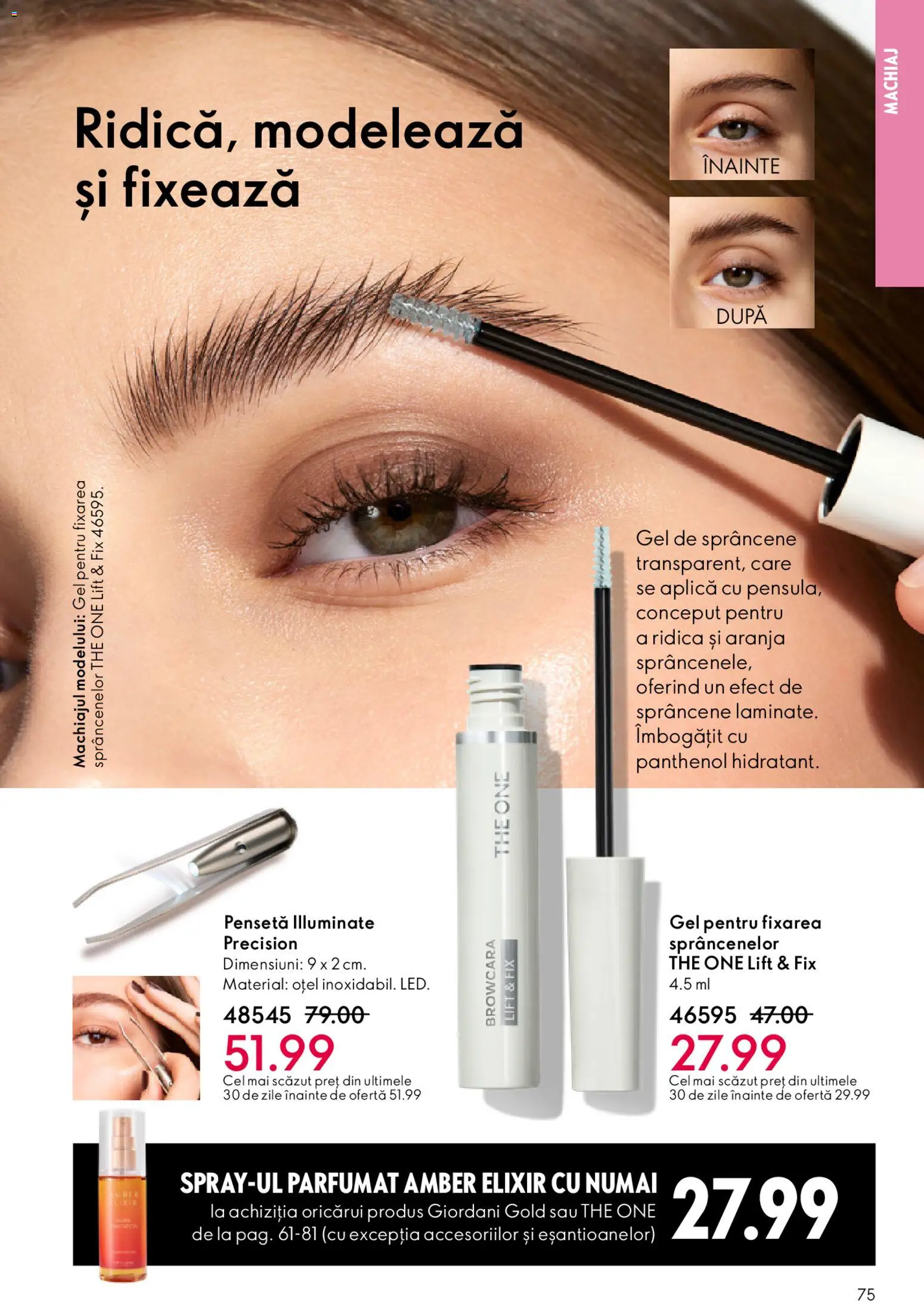 Catalog Oriflame 4 - 23 Martie 2026 | Pagina 75 | Produse: Pensetă, Elixir, Machiaj
