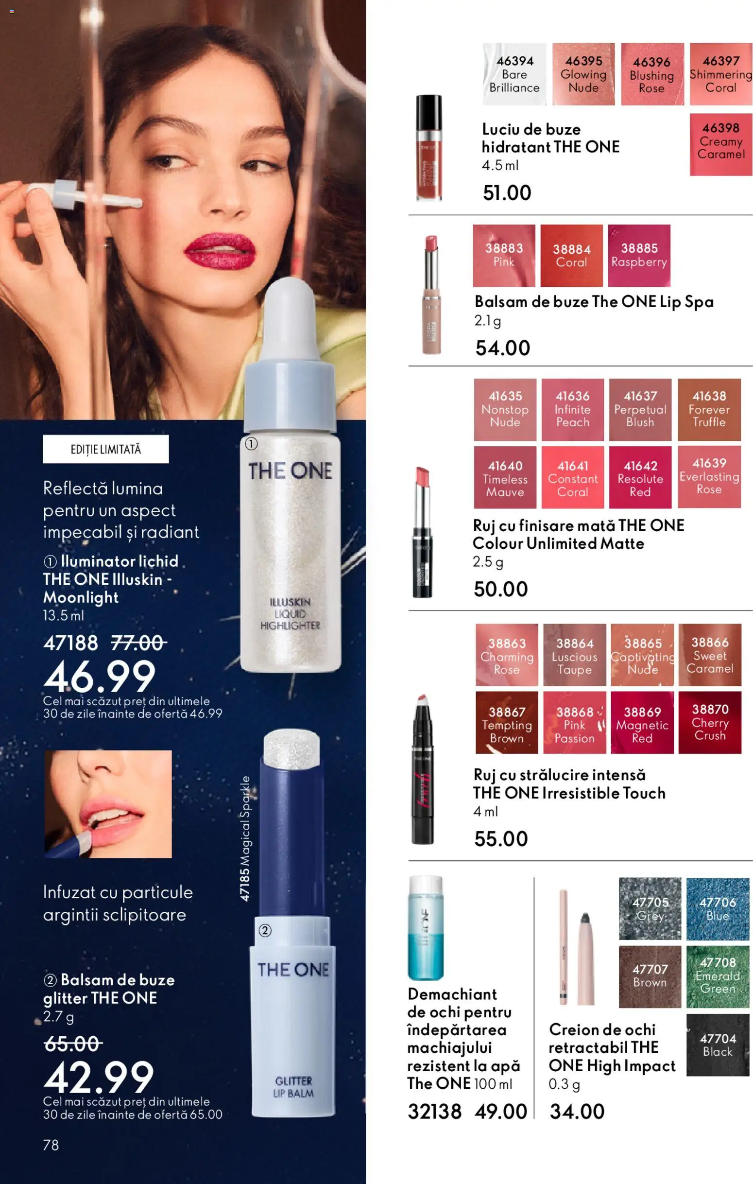 Catalog Oriflame 4 - 23 Martie 2026 | Pagina 78 | Produse: Demachiant, Blush, Iluminator, Peluş Köpek Yatağı