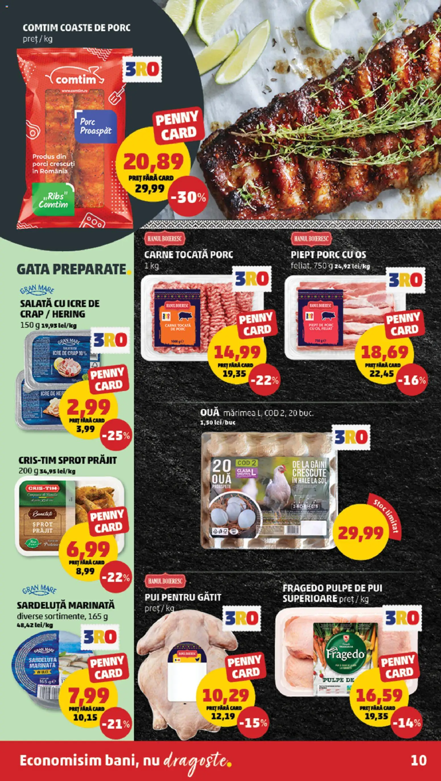 Catalog PENNY Market 18 - 23 Februarie 2026 | Pagina 10 | Produse: Hacıyatmaz Kedi Oyuncağı, Carne tocată, Salată cu icre, Salată