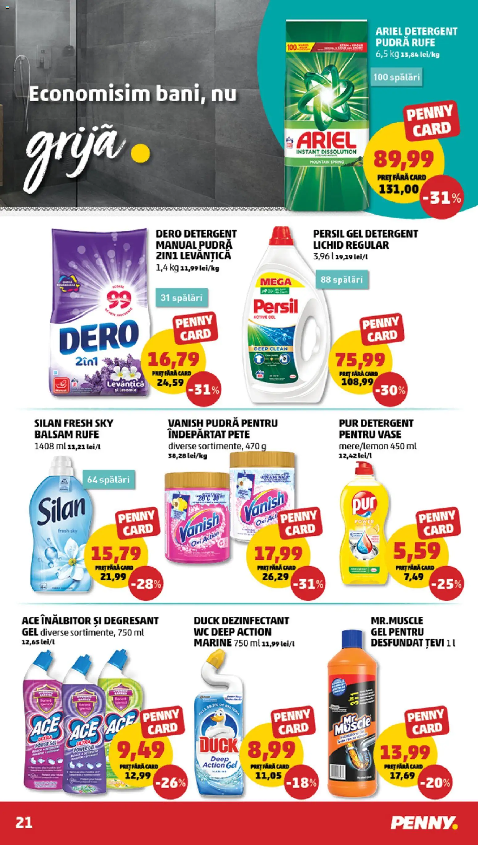 Catalog PENNY Market 18 - 23 Februarie 2026 | Pagina 21 | Produse: Pomelo, Pudră, Detergent, Çelik Mama ve Su Kabı