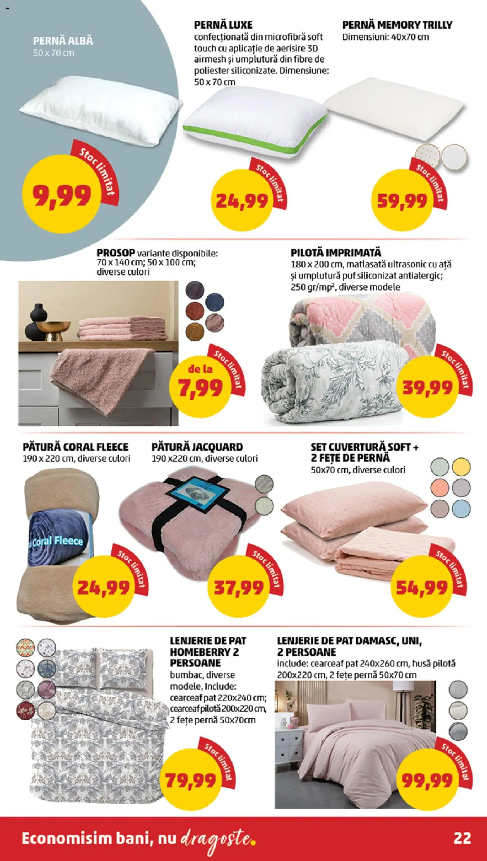 Catalog PENNY Market 18 - 23 Februarie 2026 | Pagina 22 | Produse: Cuvertură, Pat, Lenjerie de pat, Pilotă