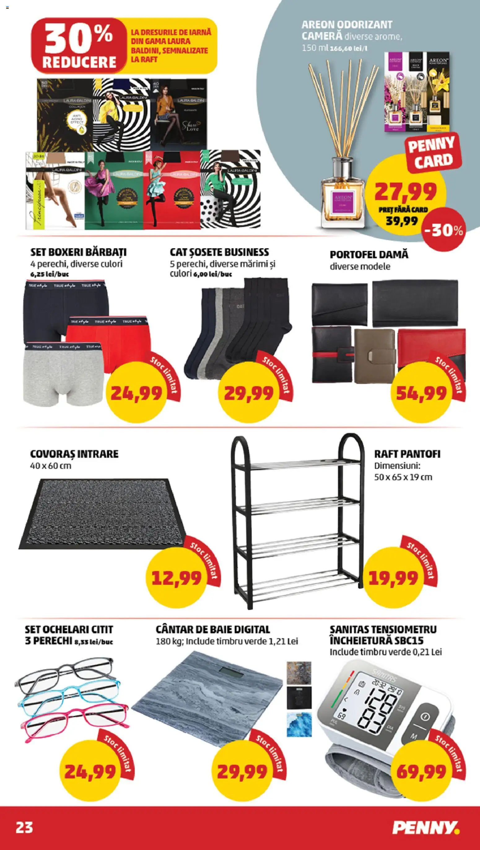 Catalog PENNY Market 18 - 23 Februarie 2026 | Pagina 23 | Produse: Monitor, Pantofi, Raft, Boxeri