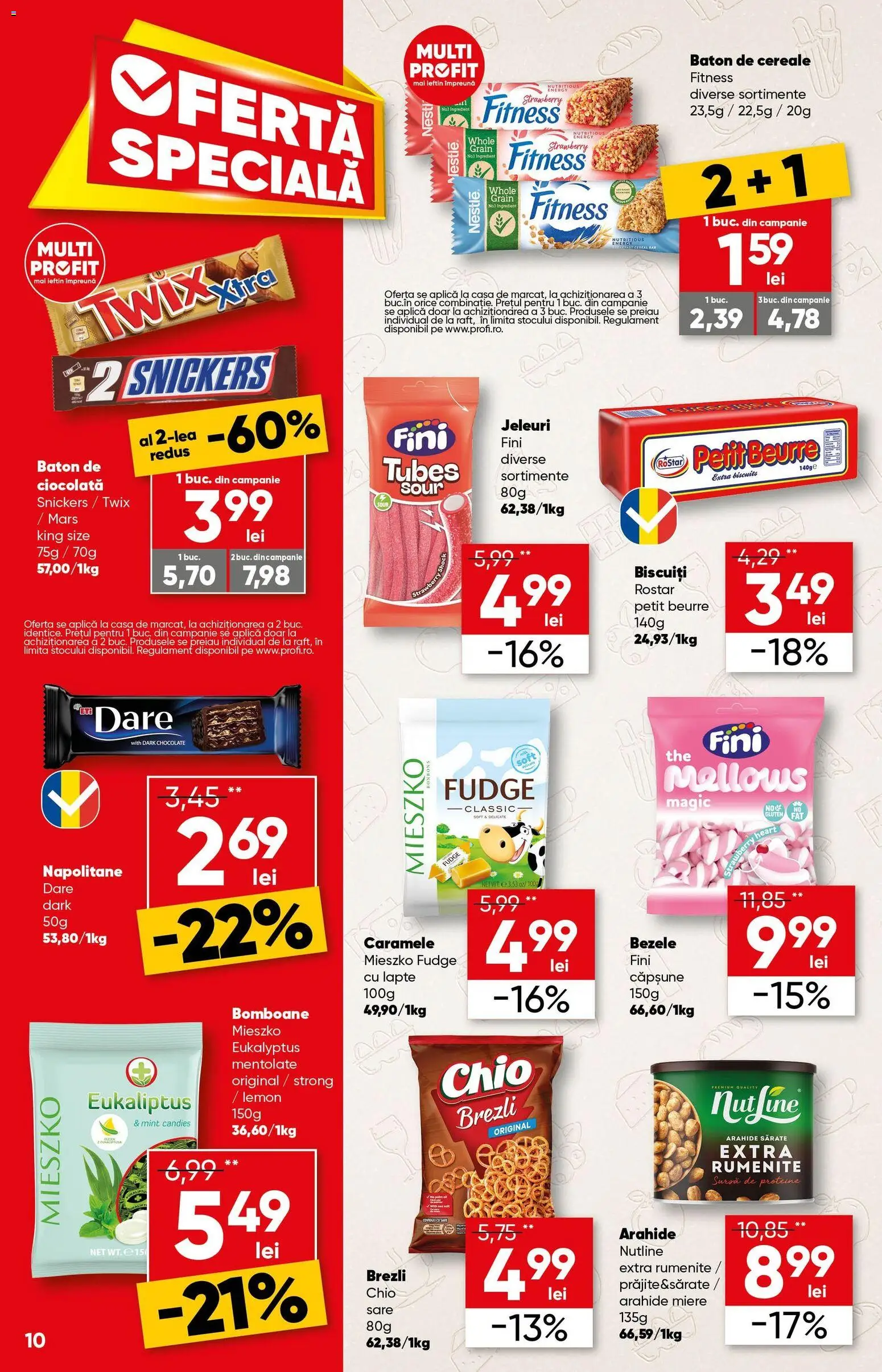 Catalog Profi 18 Februarie - 2 Martie 2026 | Pagina 10 | Produse: Masaüstü kılıfı, Arahide, Napolitane, Caramele