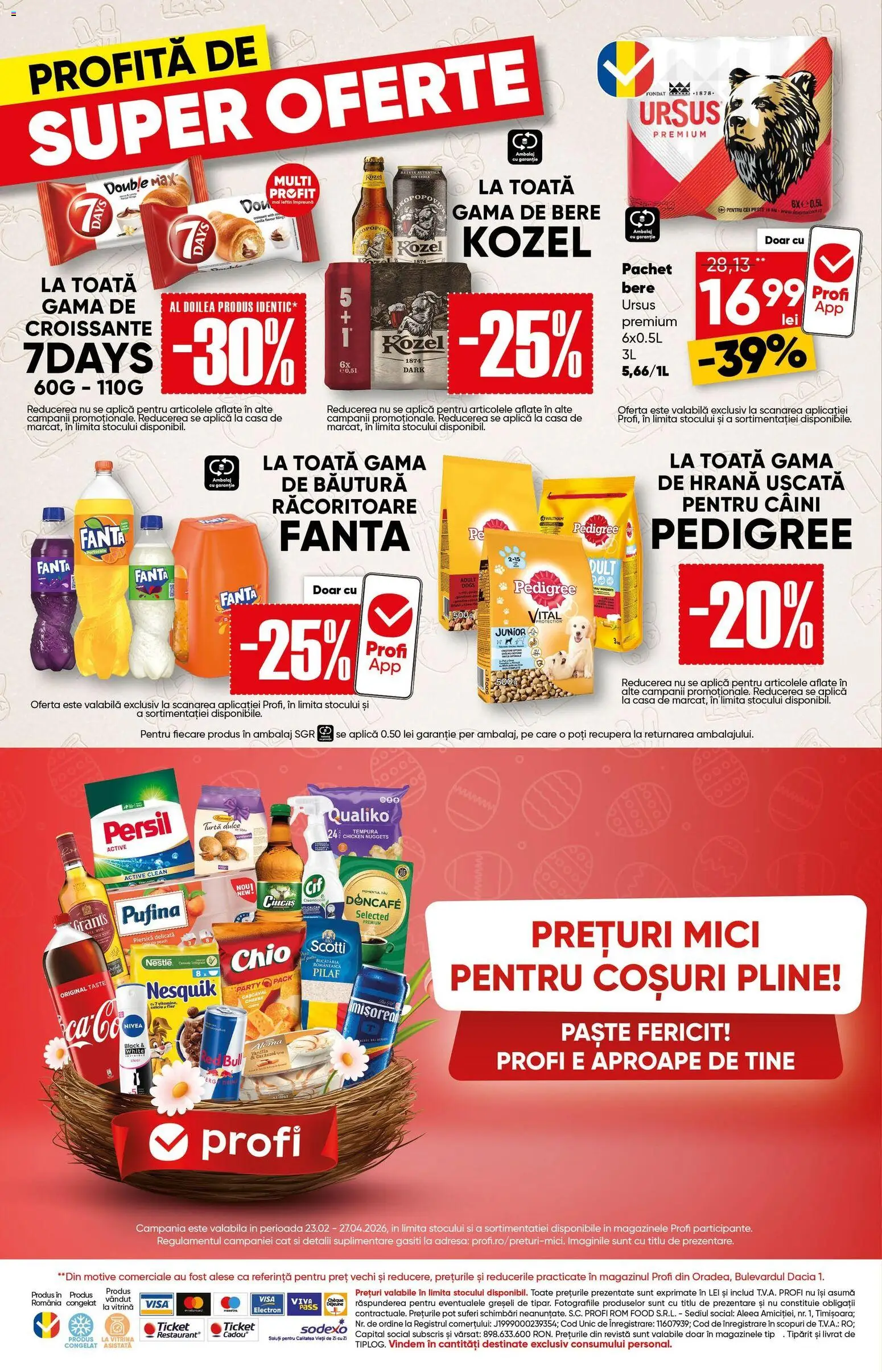 Catalog Profi 18 Februarie - 2 Martie 2026 | Pagina 16 | Produse: Bere, Rom, Pește, Paste