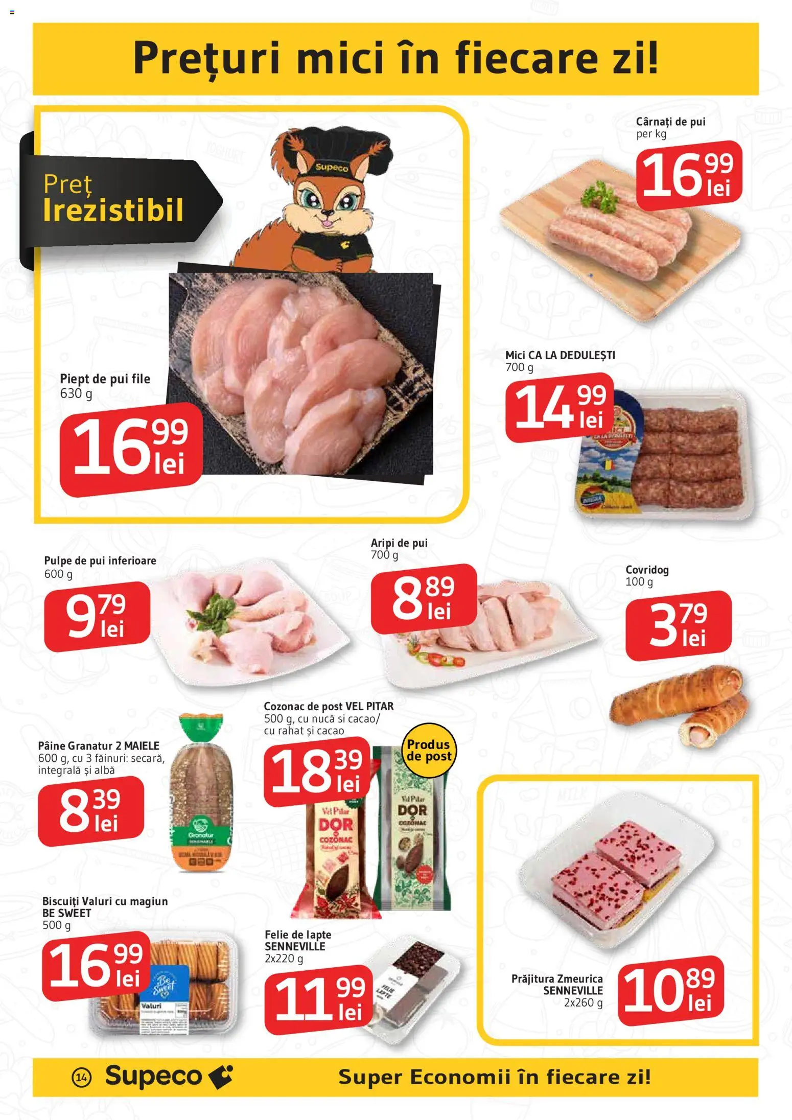 Catalog Supeco 19 Februarie - 10 Martie 2026 | Pagina 14 | Produse: Hacıyatmaz Kedi Oyuncağı, Mici, Prăjitură, Cacao