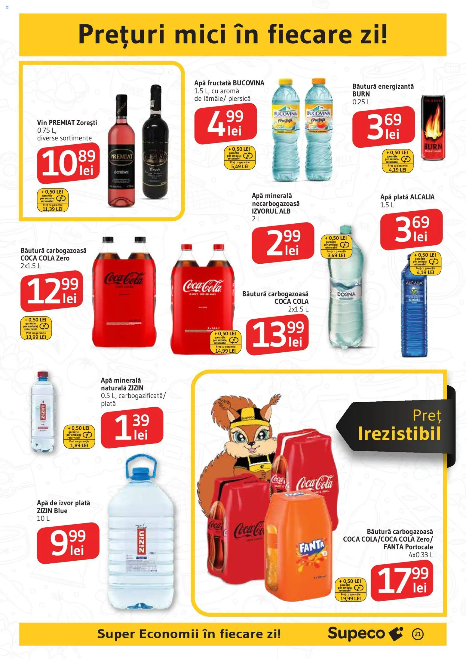 Catalog Supeco 19 Februarie - 10 Martie 2026 | Pagina 21 | Produse: Piersică, Mici, Amerikan servis, Băutură energizantă