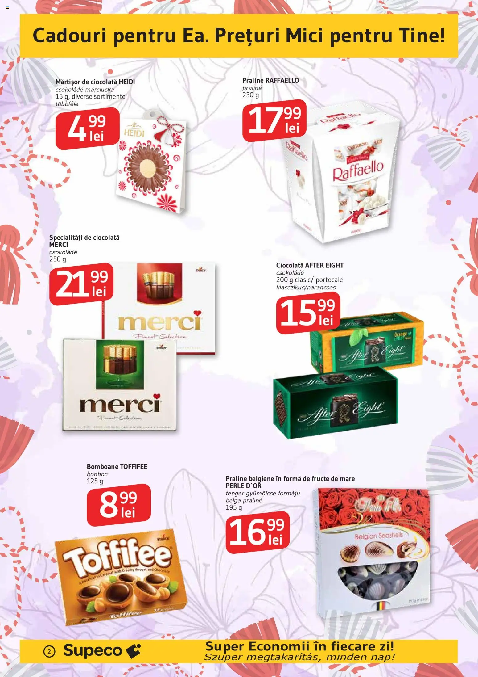 Catalog Supeco 19 Februarie - 10 Martie 2026 | Pagina 2 | Produse: Ödül oyuncağı, Mici, Ciocolată, Bomboane