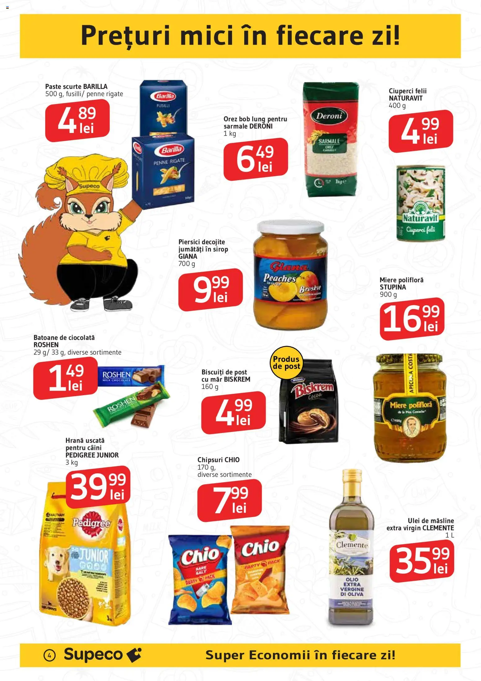 Catalog Supeco 19 Februarie - 10 Martie 2026 | Pagina 4 | Produse: Măsline, Ciocolată, Chipsuri, Biscuiți