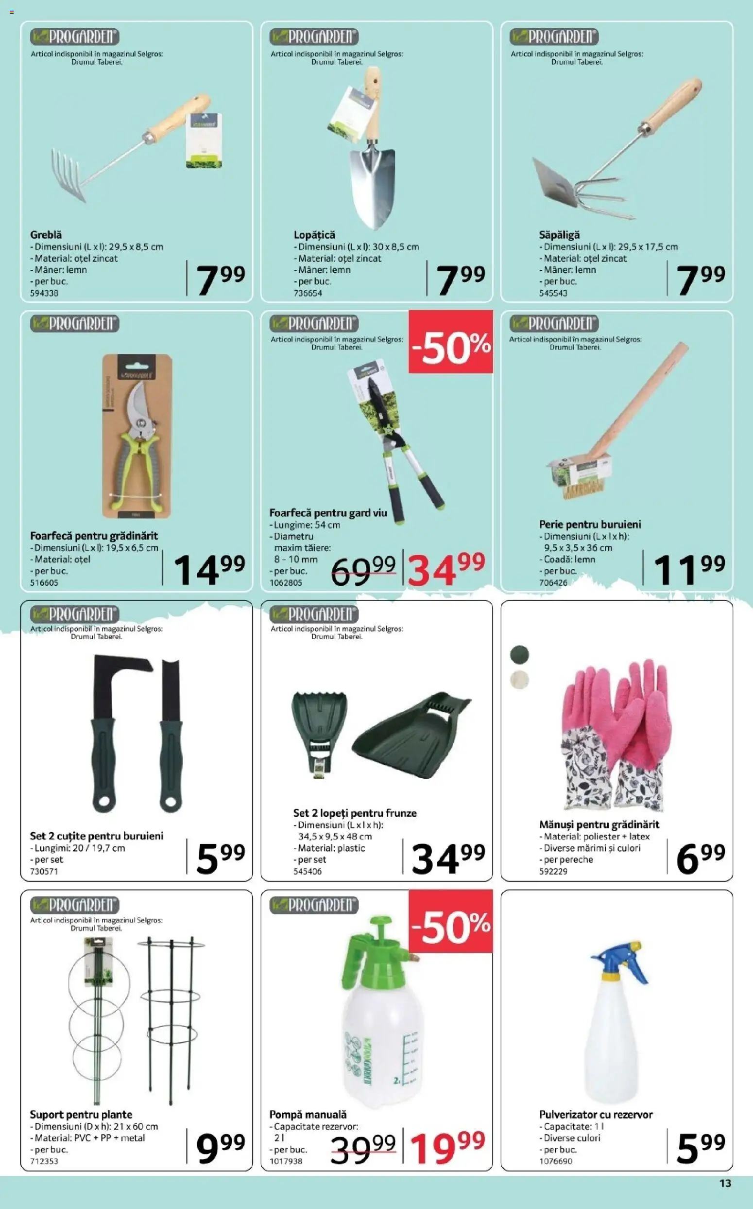 Catalog Selgros 20 Februarie - 4 Martie 2026 | Pagina 13 | Produse: Mănuși, Mâner, Perie