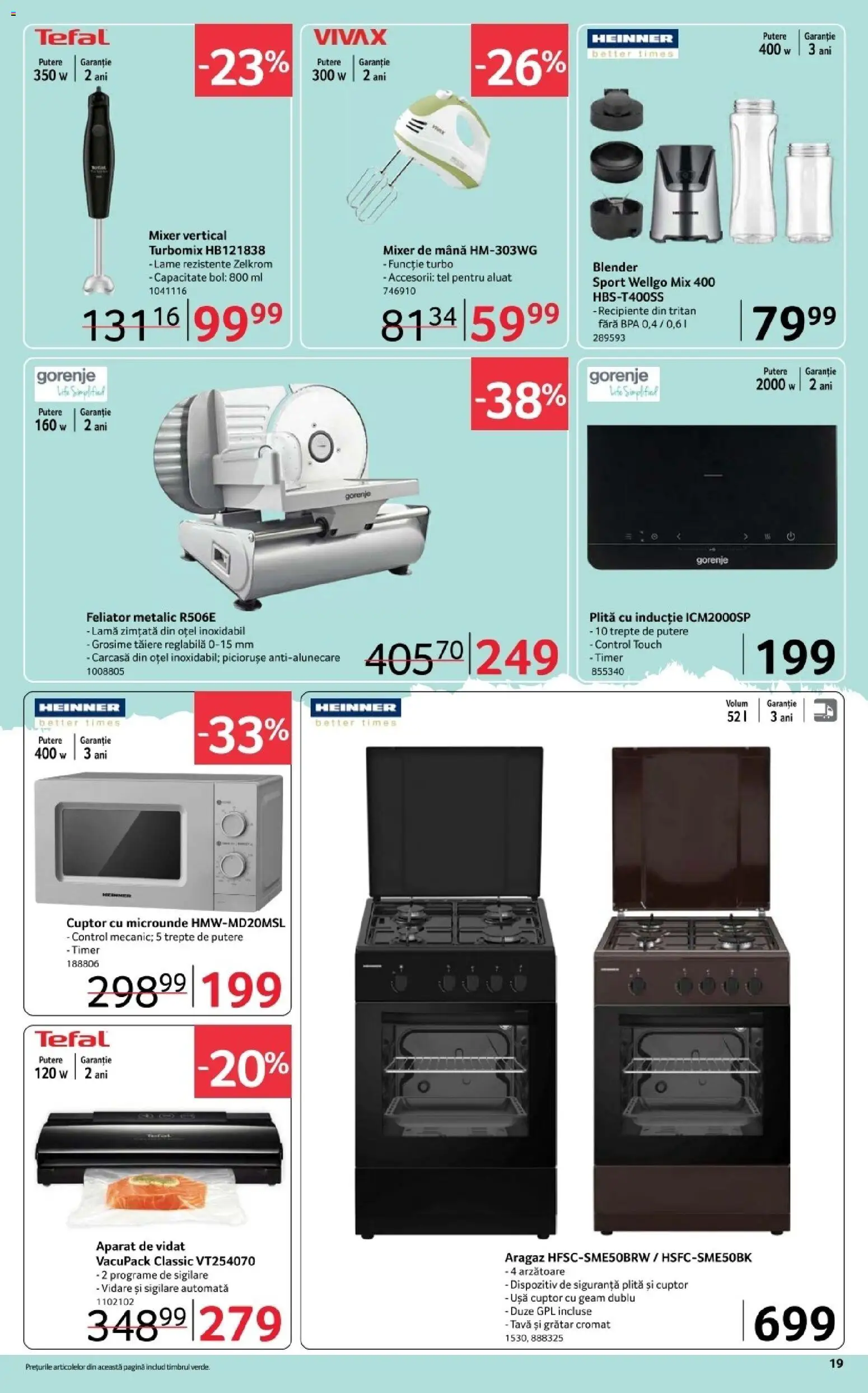 Catalog Selgros 20 Februarie - 4 Martie 2026 | Pagina 19 | Produse: Blender, Cuptor, Aragaz, Aluat