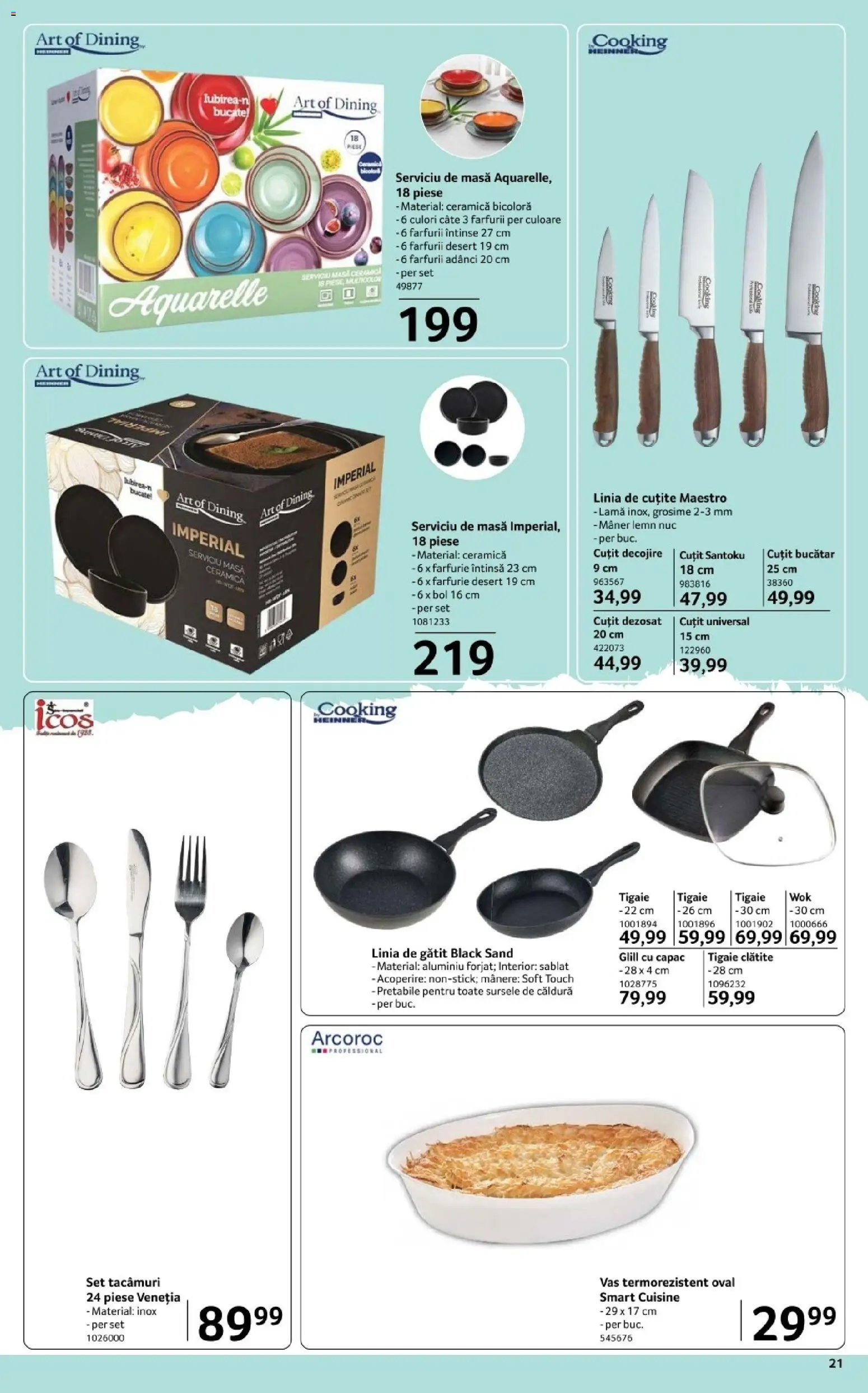 Catalog Selgros 20 Februarie - 4 Martie 2026 | Pagina 21 | Produse: Tigaie, Cuțit, Clătite, Farfurie