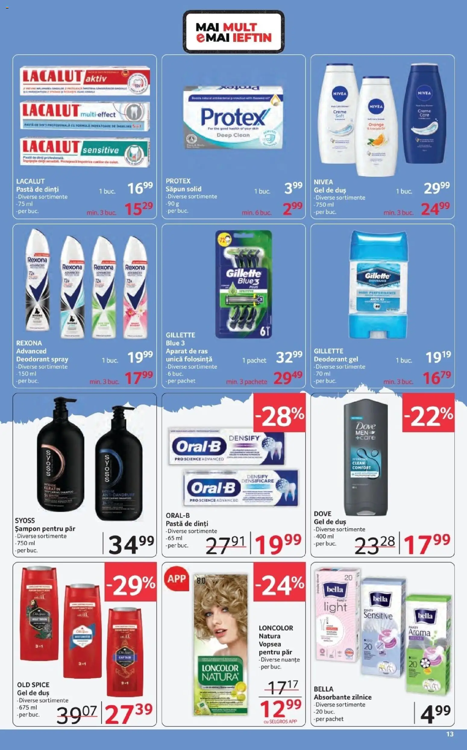 Catalog Selgros 20 Februarie - 4 Martie 2026 | Pagina 13 | Produse: Săpun solid, Pomelo, Șampon, Gel de duș
