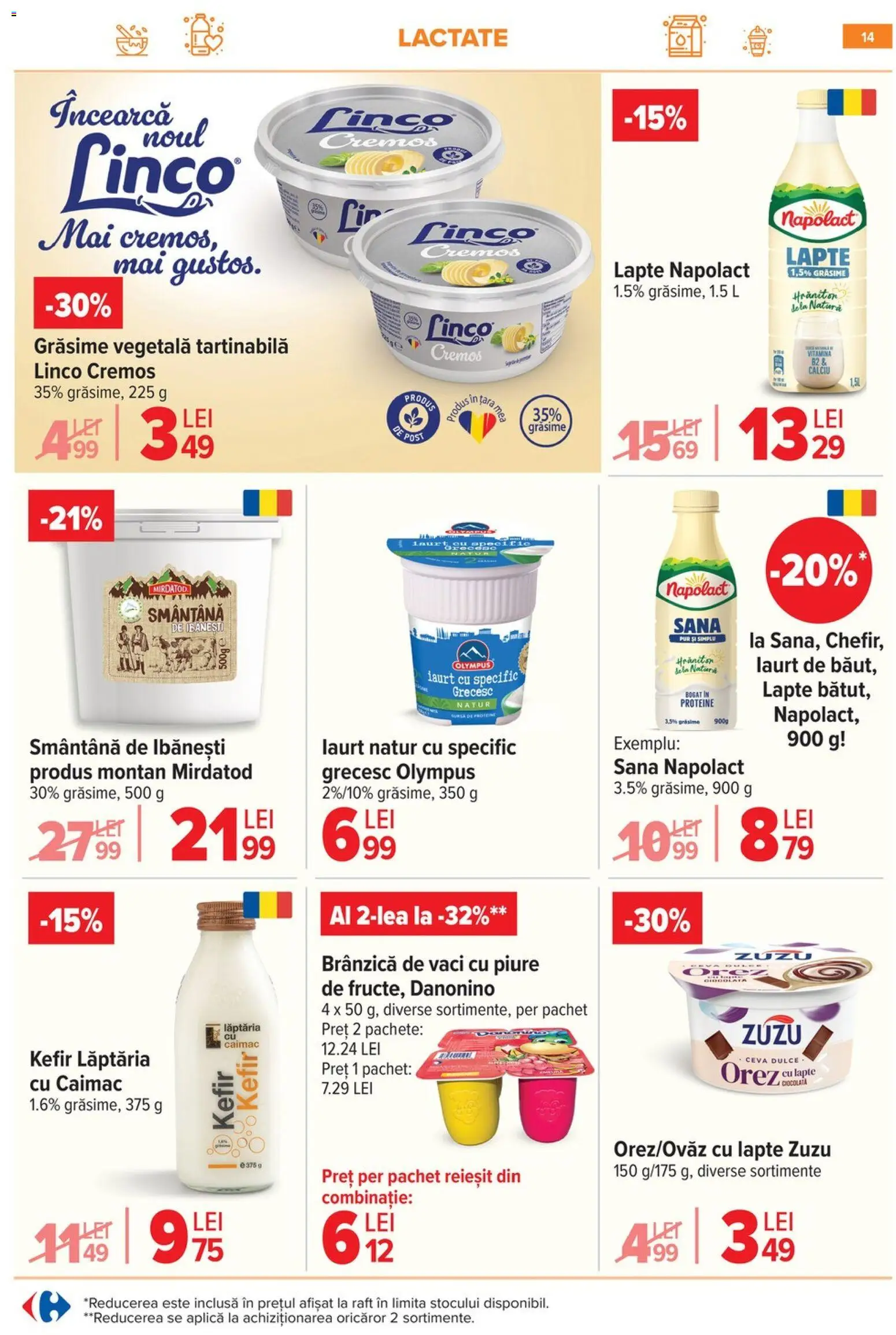 Catalog Carrefour 18 - 23 Februarie 2026 | Pagina 15 | Produse: Masaüstü kılıfı, Raft, Lapte, Kefir