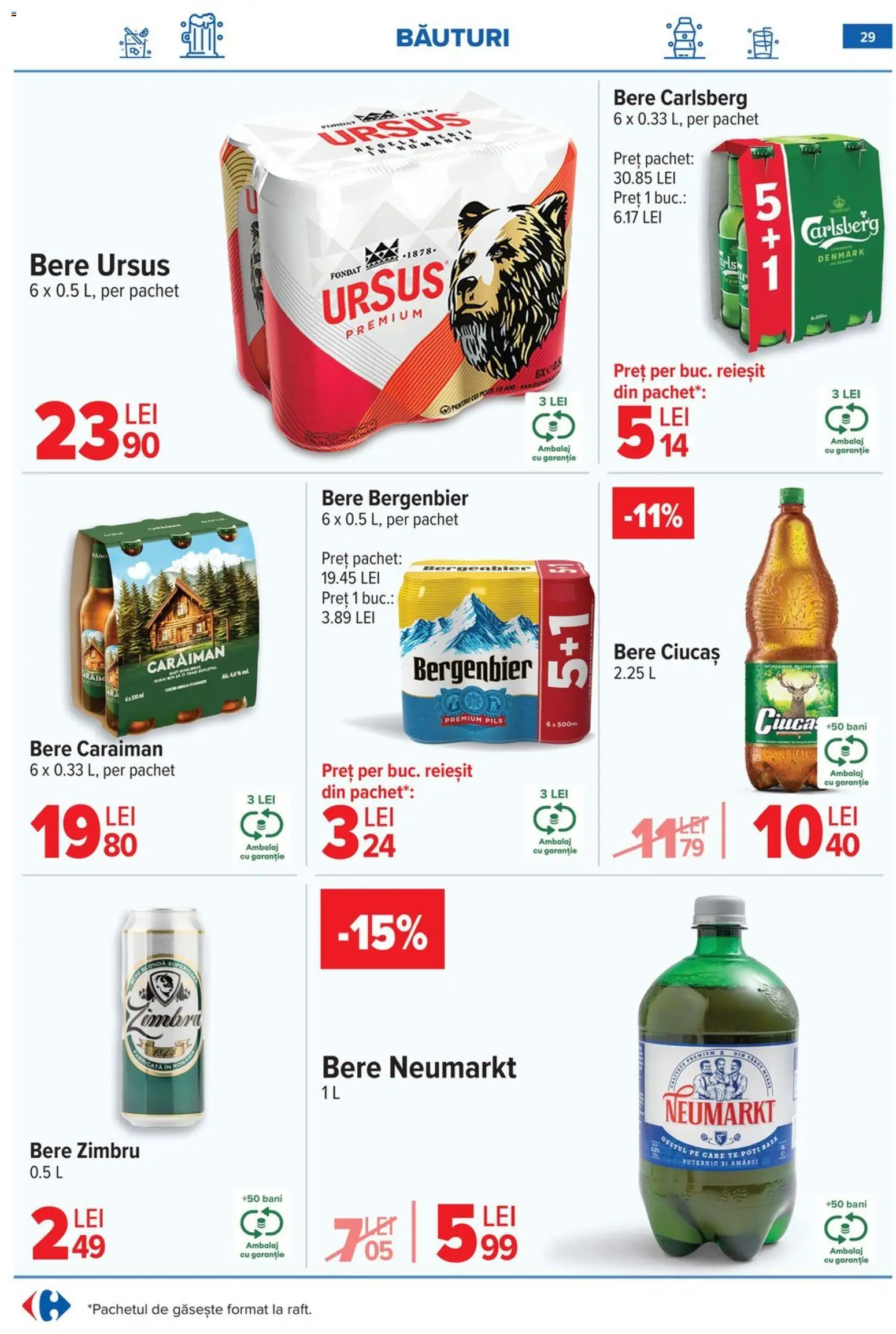 Catalog Carrefour 18 - 23 Februarie 2026 | Pagina 30 | Produse: Bere, Plastik Kulübe