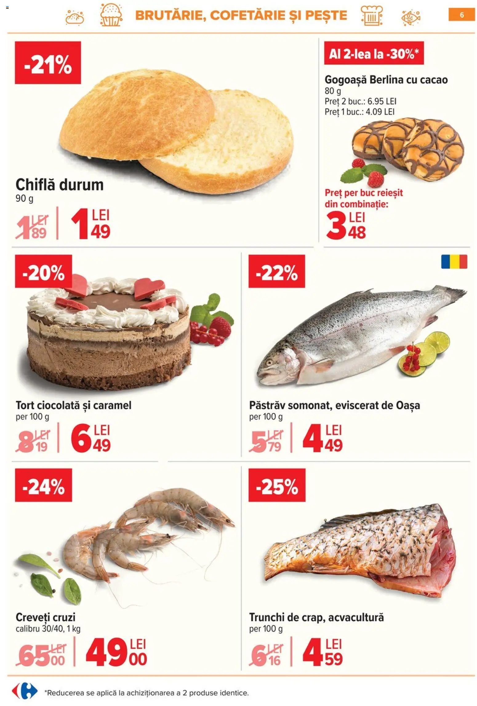 Catalog Carrefour 18 - 23 Februarie 2026 | Pagina 7 | Produse: Chiflă, Ciocolată, Pește, Cacao