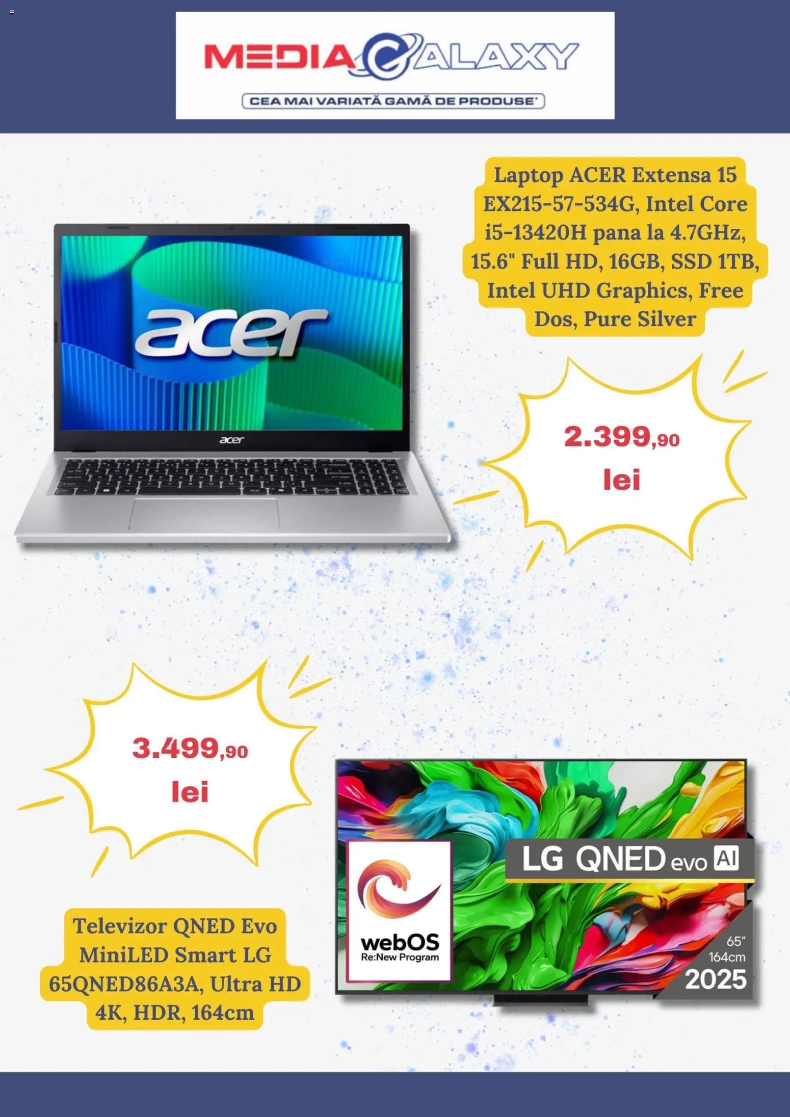Catalog Media Galaxy 19 - 24 Februarie 2026 | Pagina 3 | Produse: Laptop, Televizor