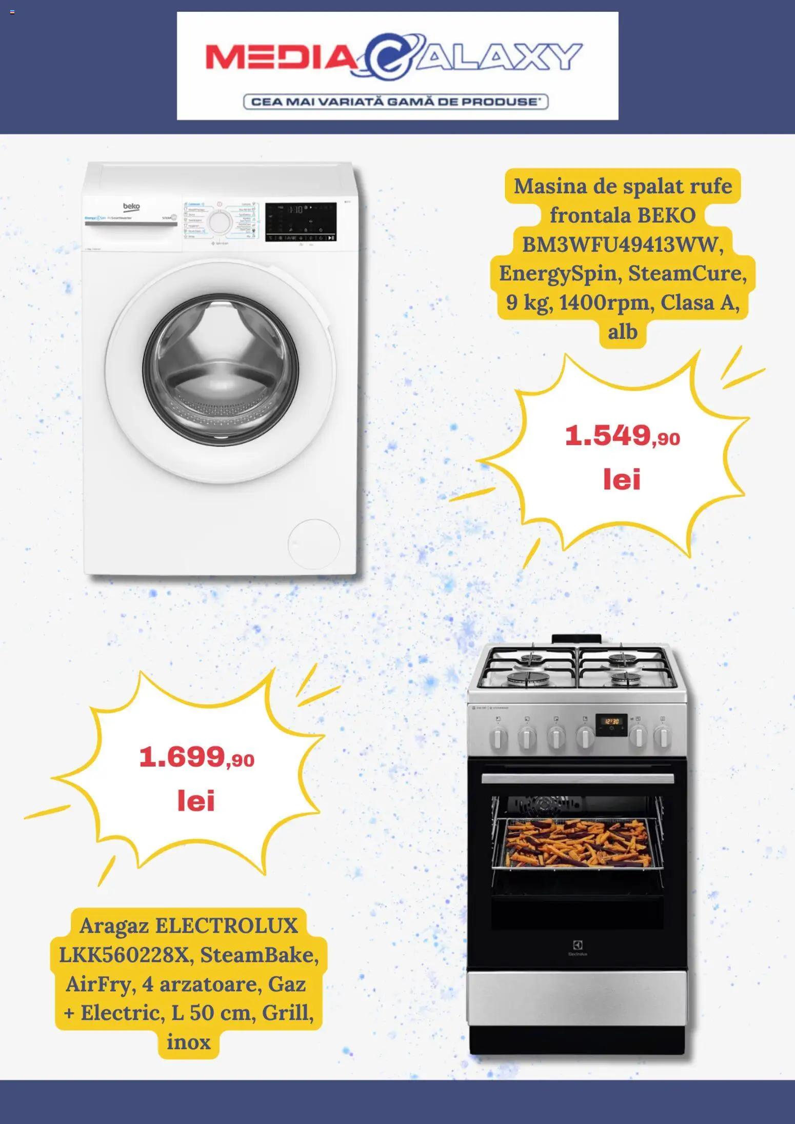 Catalog Media Galaxy 19 - 24 Februarie 2026 | Pagina 4 | Produse: Mașină De Spălat, Aragaz