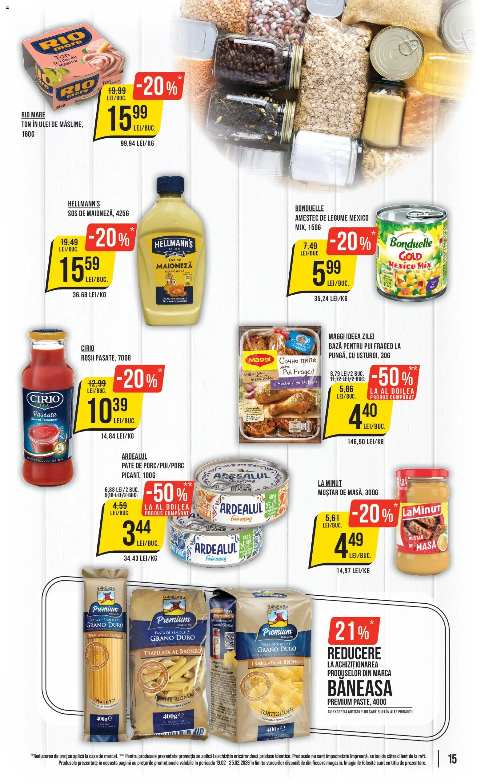 Catalog Mega Image 19 - 24 Februarie 2026 | Pagina 15 | Produse: Ulei, Roșii, Maioneză, Usturoi
