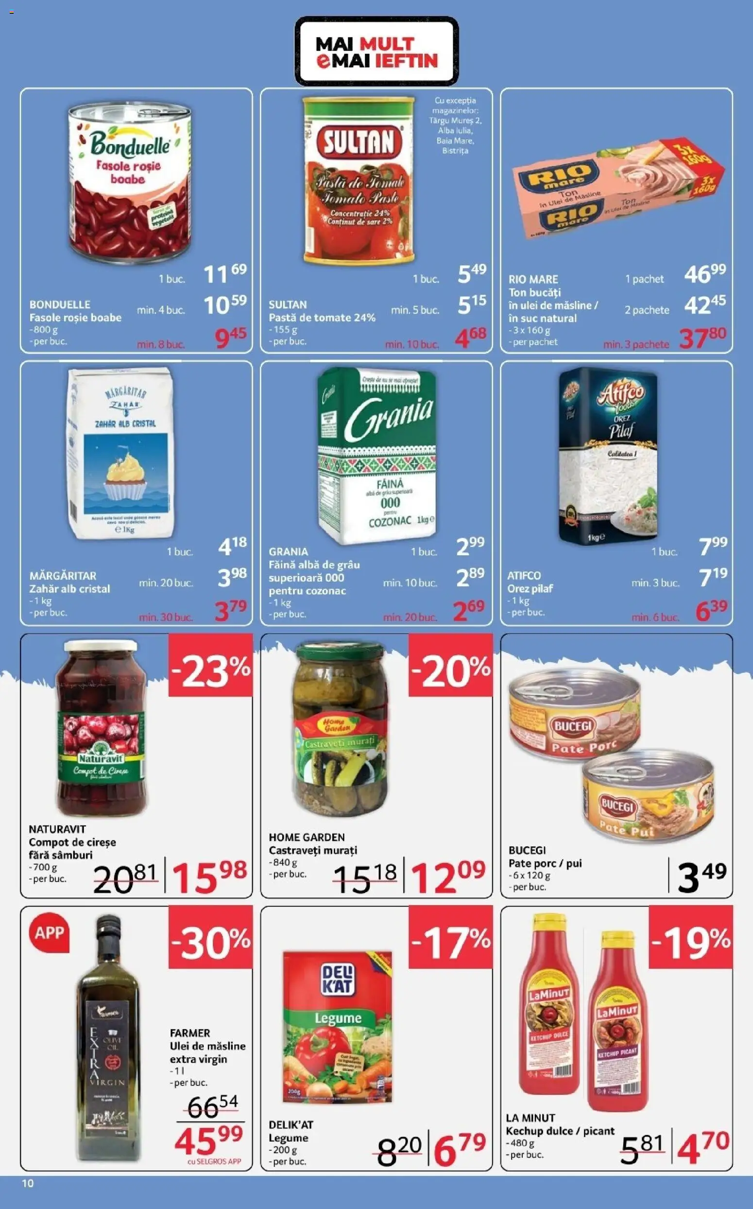 Catalog Selgros 20 Februarie - 4 Martie 2026 | Pagina 10 | Produse: Hacıyatmaz Kedi Oyuncağı, Măsline, Compot, Castraveți