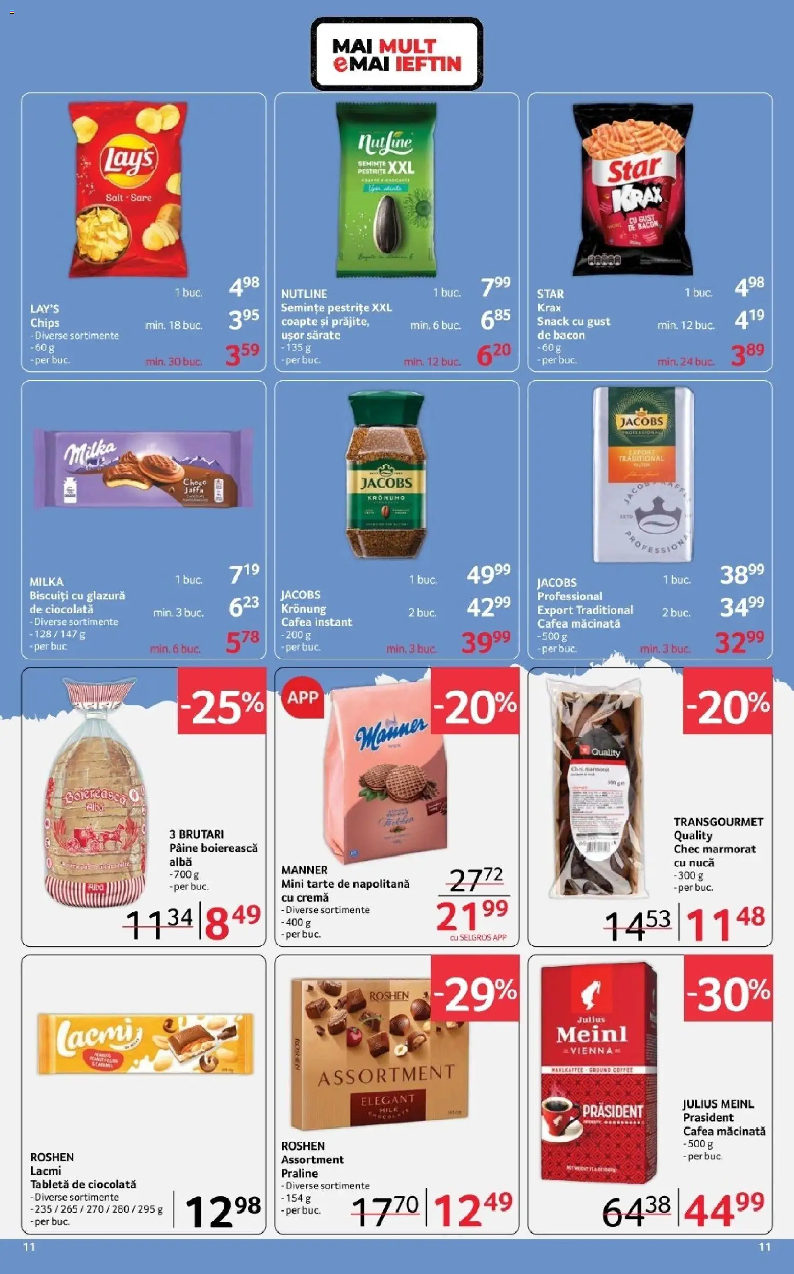 Catalog Selgros 20 Februarie - 4 Martie 2026 | Pagina 11 | Produse: Köpek çiti, Cremă, Pâine, Cafea