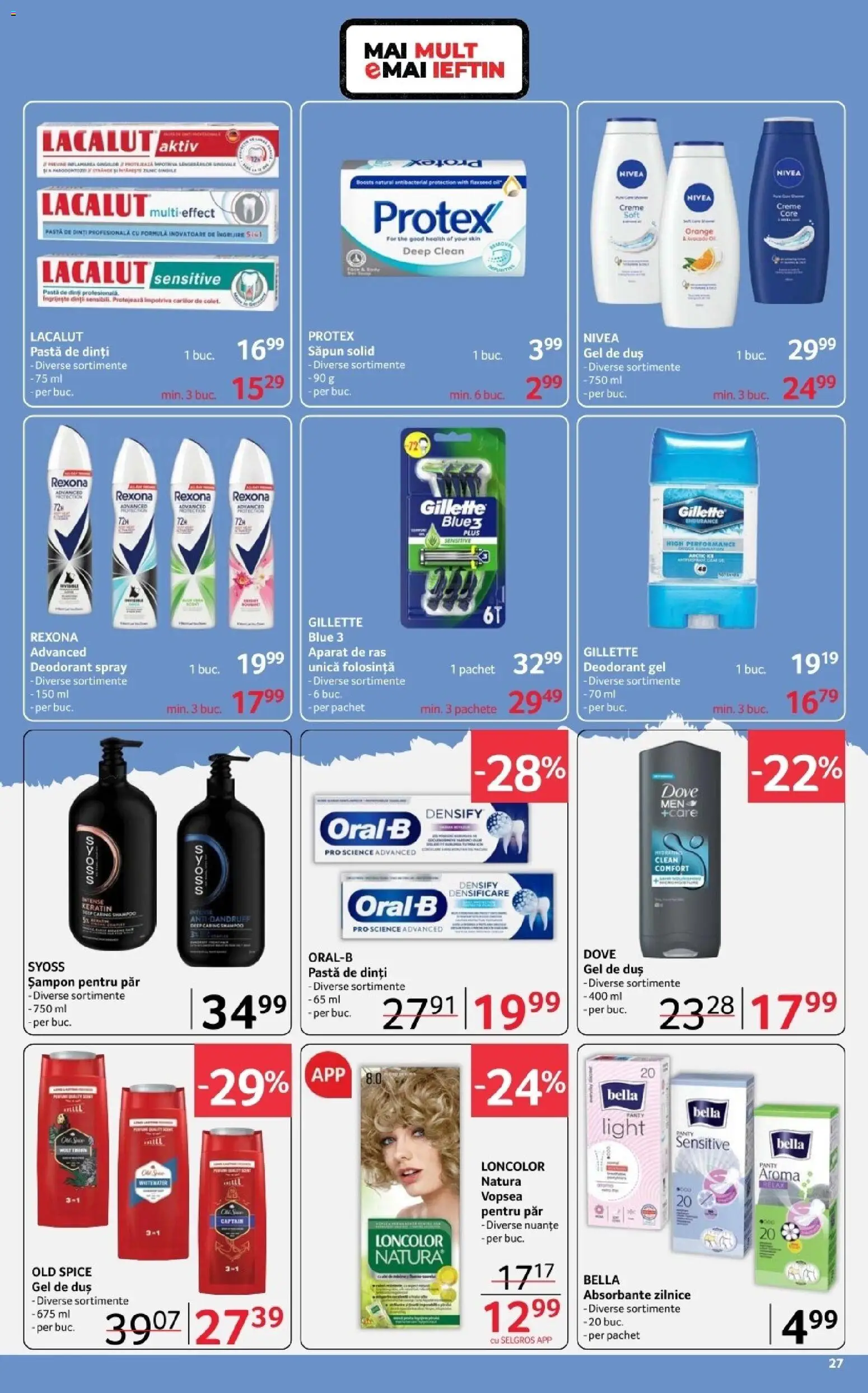 Catalog Selgros 20 Februarie - 4 Martie 2026 | Pagina 27 | Produse: Kısırlaştırılmış Kedi Maması, Aparat De Ras, Vopsea, Șampon