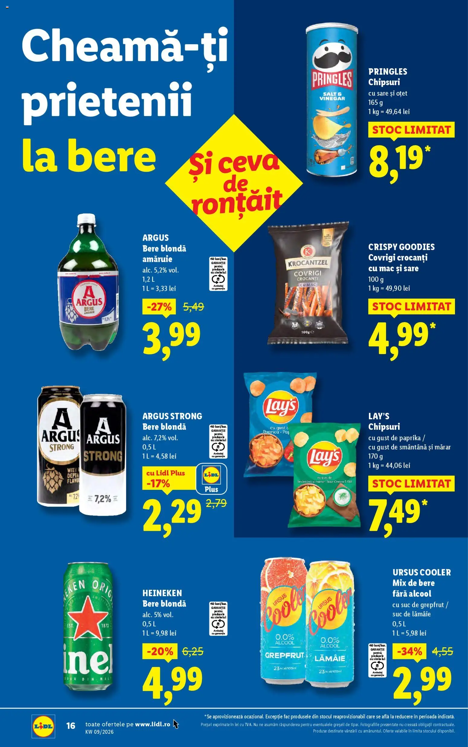 Catalog LIDL 23 - 28 Februarie 2026 | Pagina 16 | Produse: Inel, Oțet, Bere, Smântână
