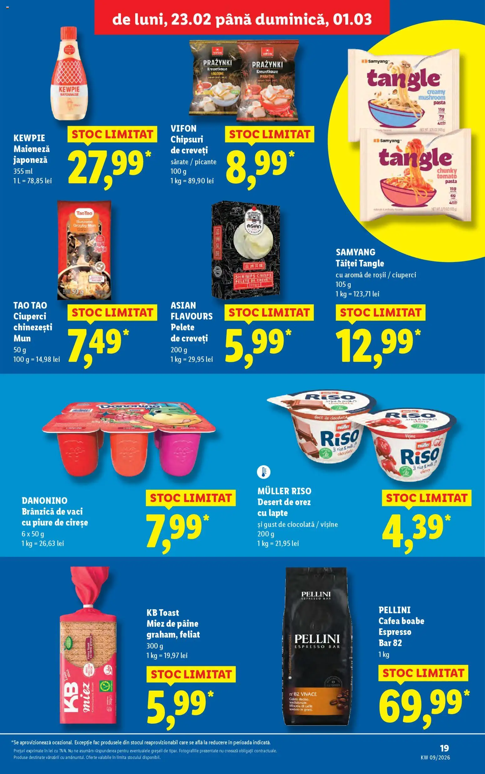 Catalog LIDL 23 - 28 Februarie 2026 | Pagina 19 | Produse: Pâine, Cafea, Chipsuri, Maioneză