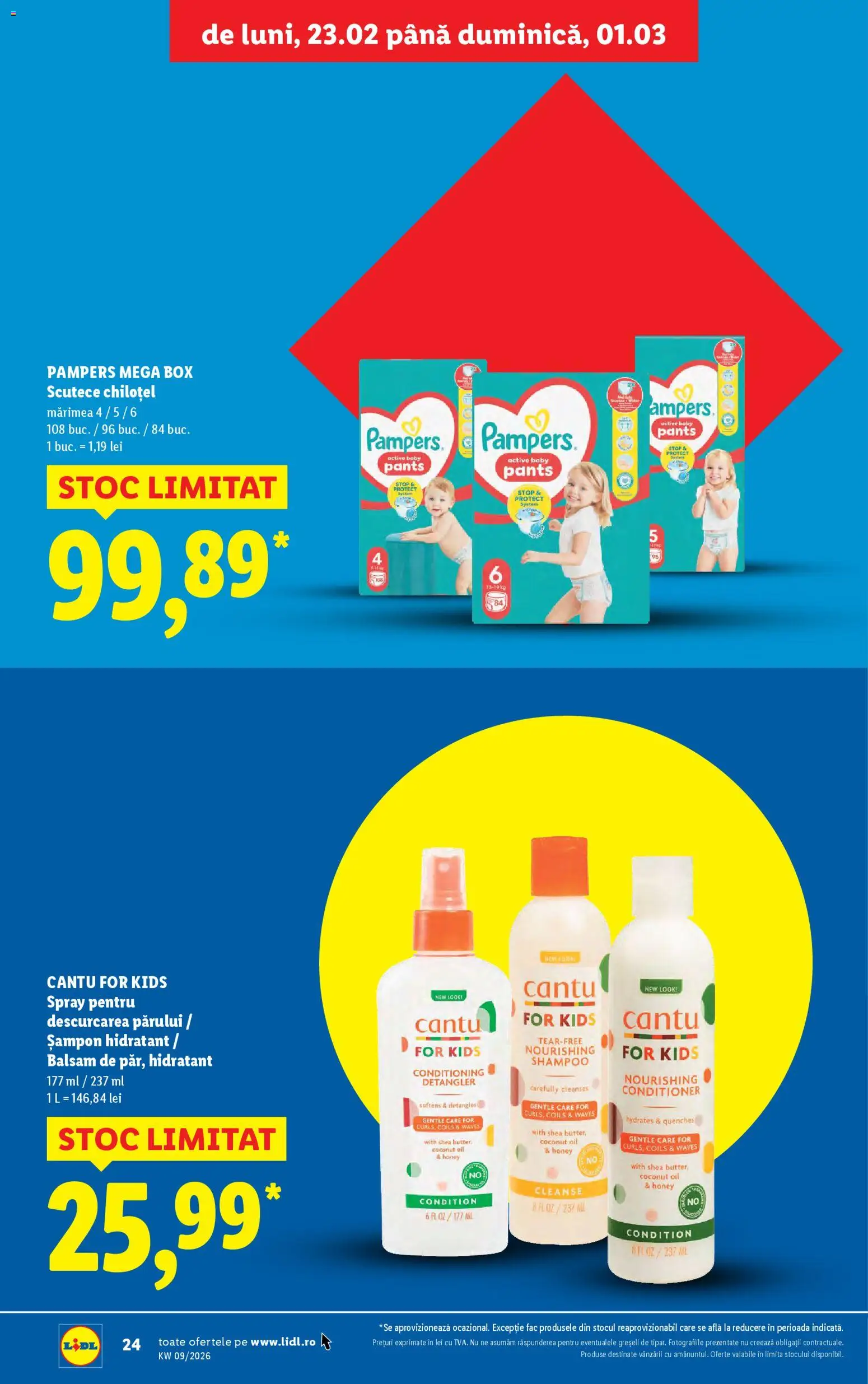 Catalog LIDL 23 - 28 Februarie 2026 | Pagina 24 | Produse: Șampon, Balsam, Scutece