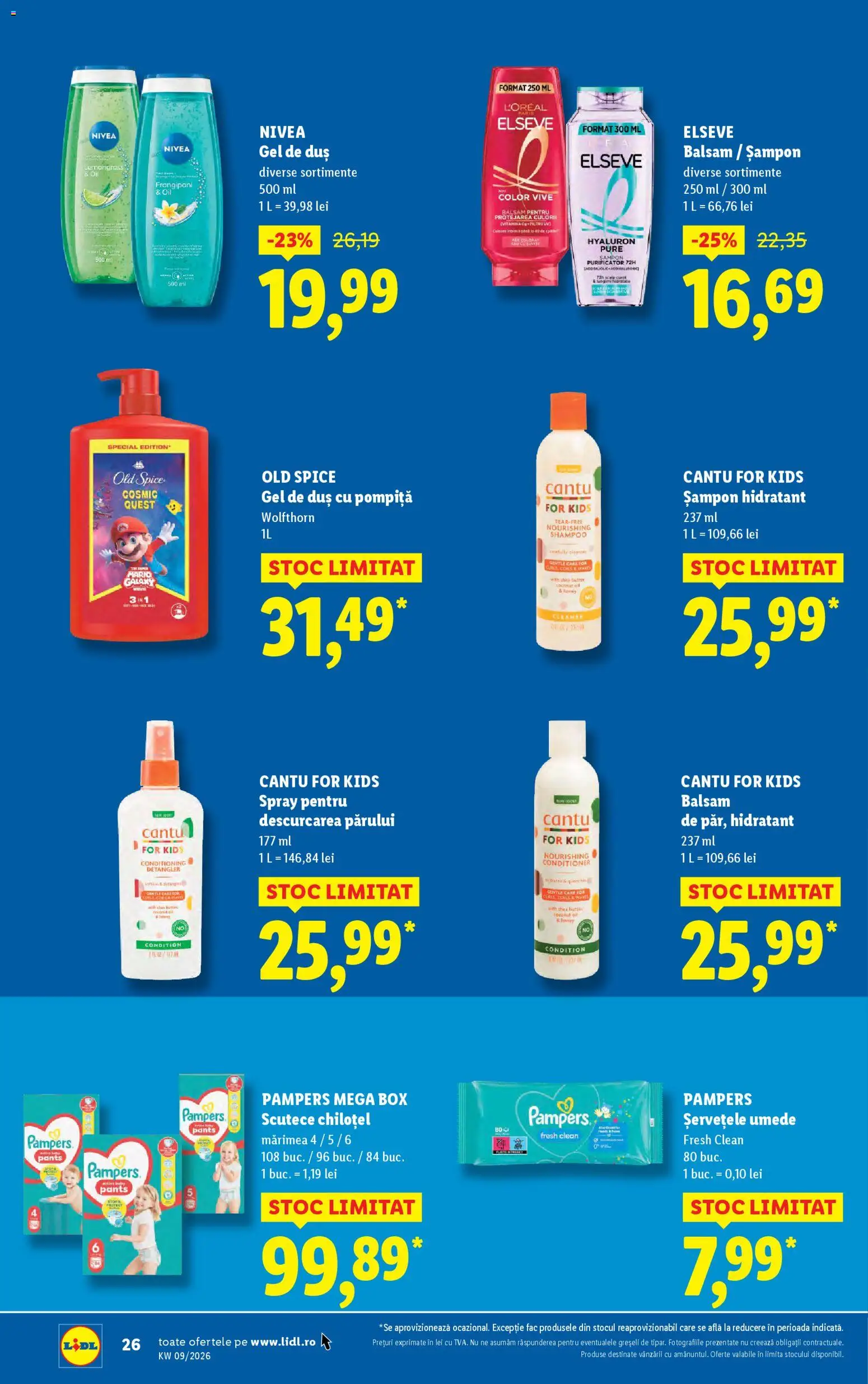 Catalog LIDL 23 - 28 Februarie 2026 | Pagina 26 | Produse: Kısırlaştırılmış Kedi Maması, Pomelo, Duș, Șampon