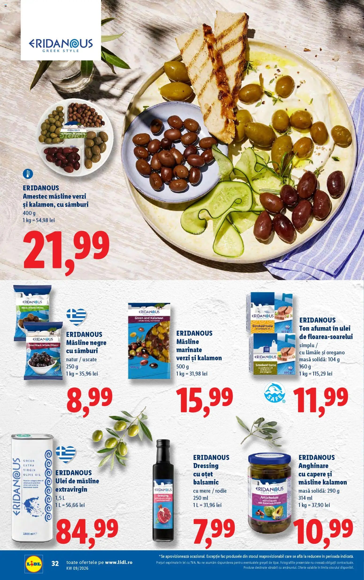 Catalog LIDL 23 - 28 Februarie 2026 | Pagina 32 | Produse: Delgeç, Măsline, Ulei, Lămâie