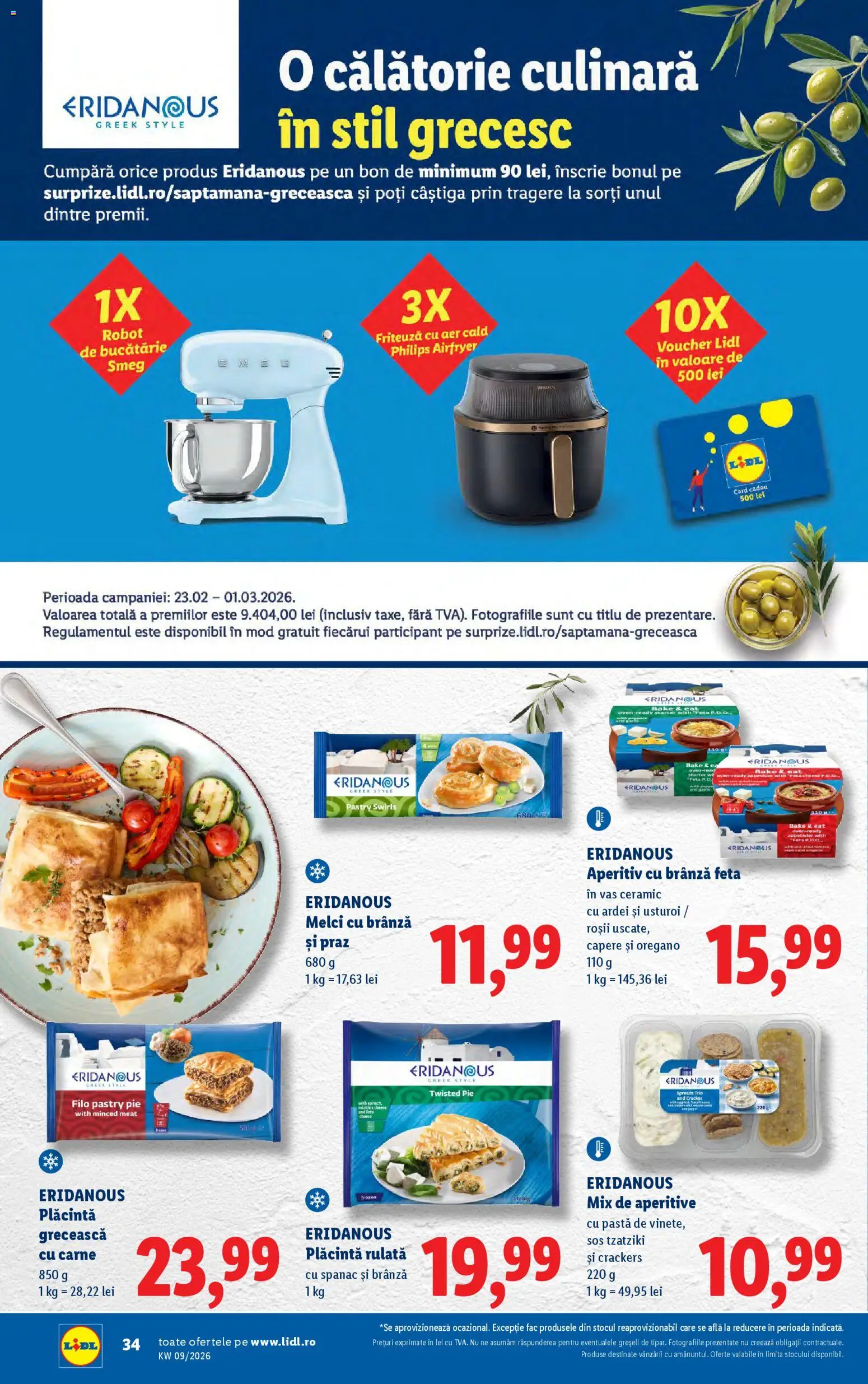 Catalog LIDL 23 - 28 Februarie 2026 | Pagina 34 | Produse: Ginseng, Friteuză, Plăcintă, Brânză
