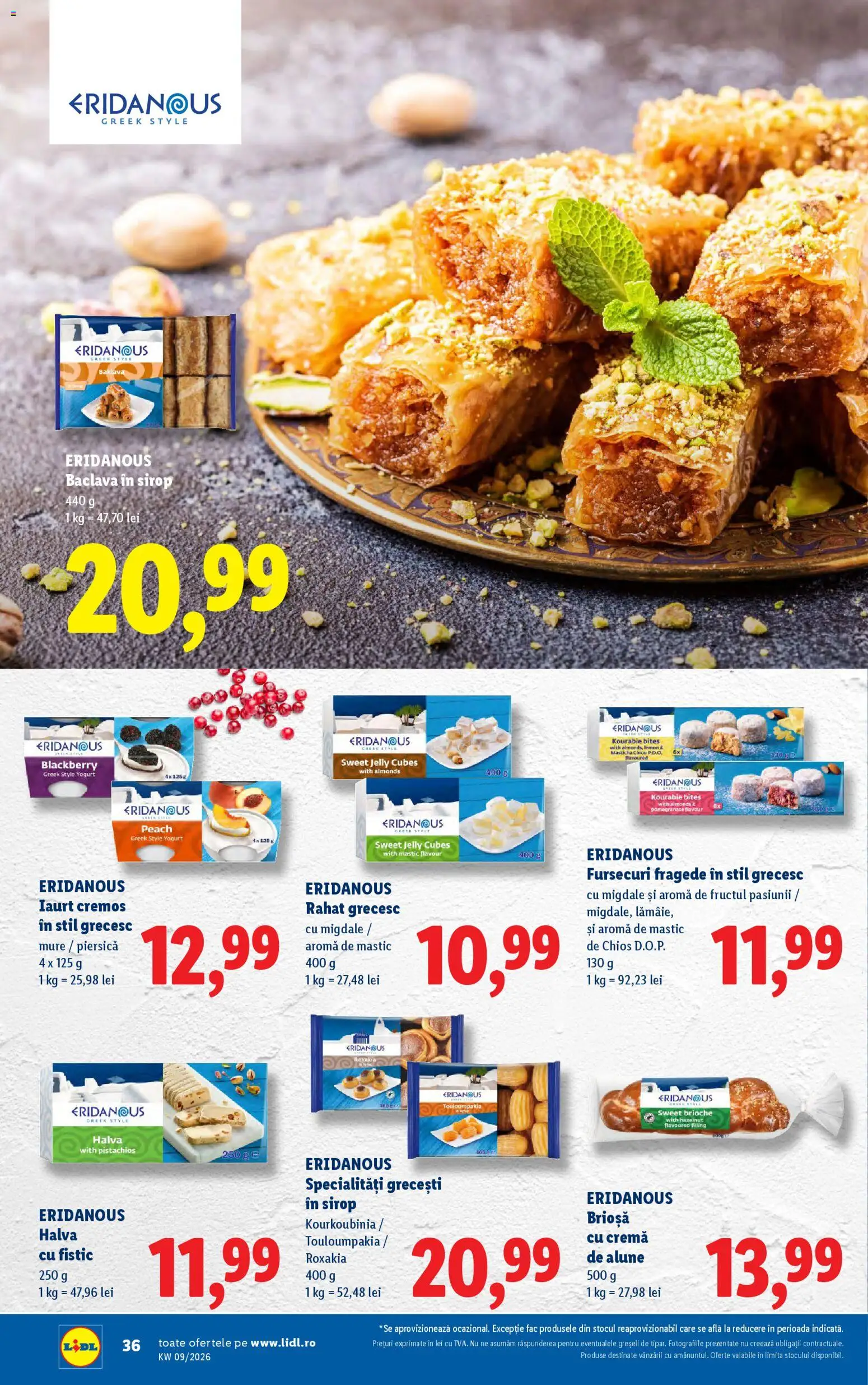Catalog LIDL 23 - 28 Februarie 2026 | Pagina 36 | Produse: Piersică, Migdale, Iaurt, Sirop