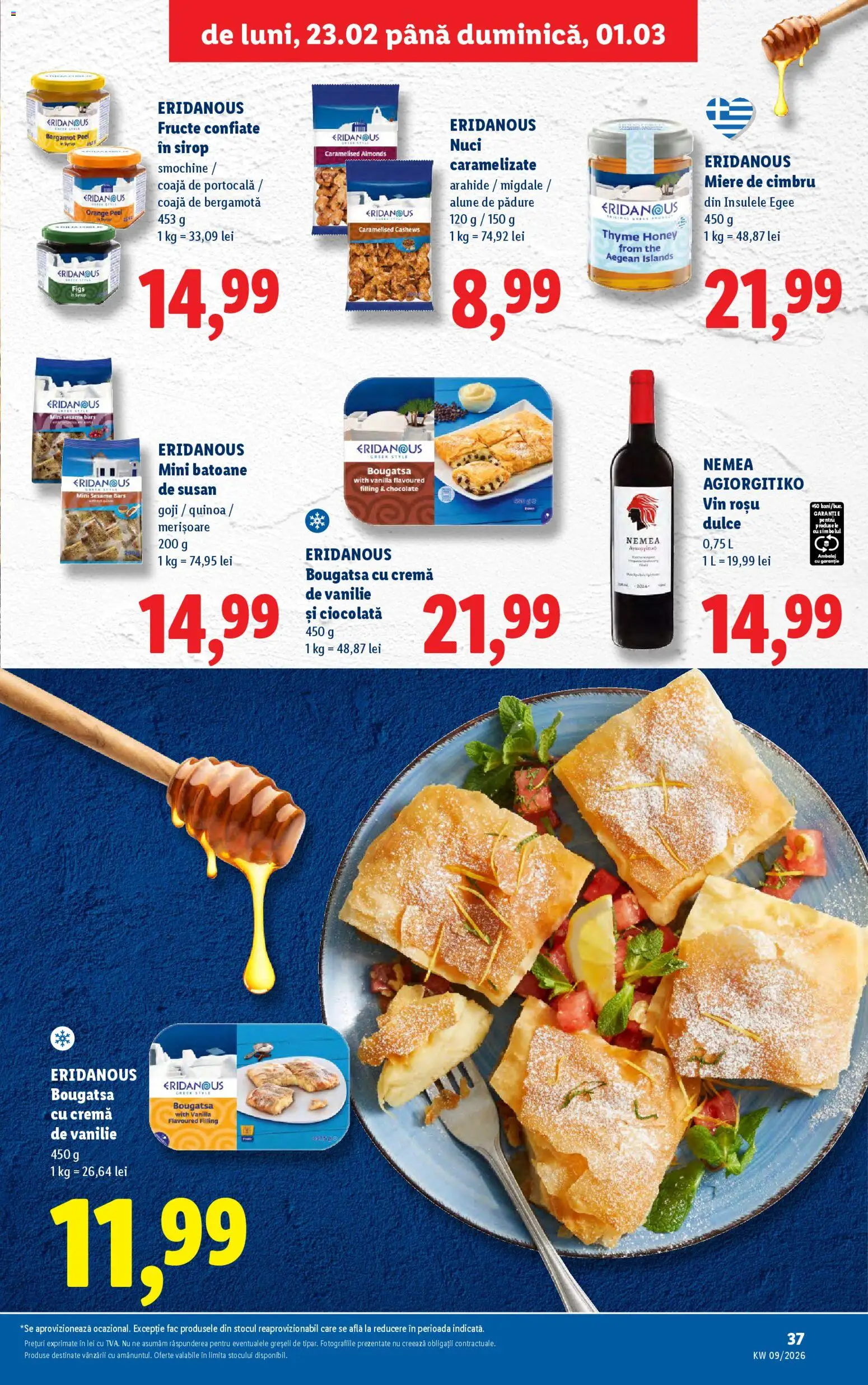 Catalog LIDL 23 - 28 Februarie 2026 | Pagina 37 | Produse: Arahide, Migdale, Ciocolată, Sirop