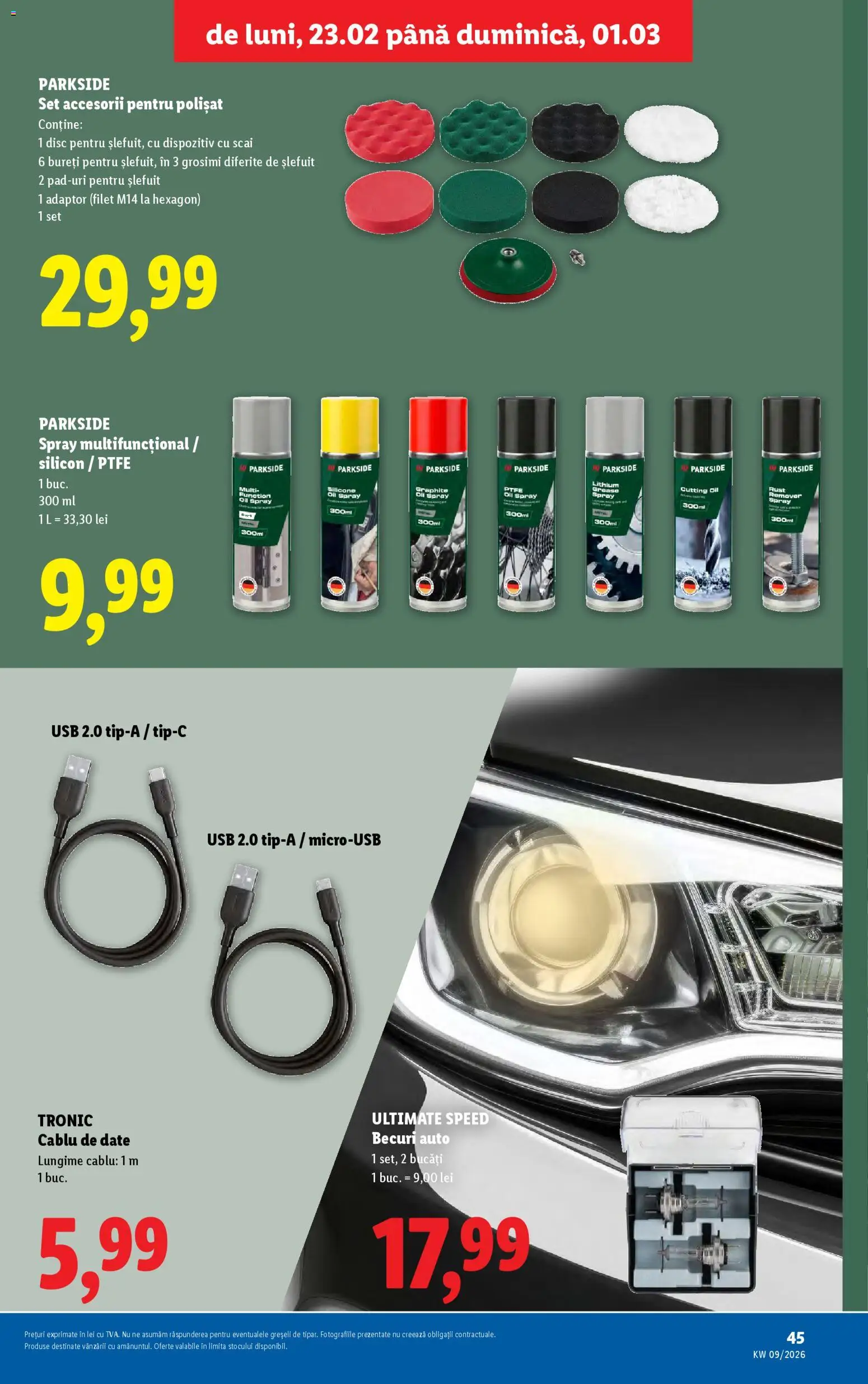 Catalog LIDL 23 - 28 Februarie 2026 | Pagina 45 | Produse: Cablu, Disc, Adaptor, Usb