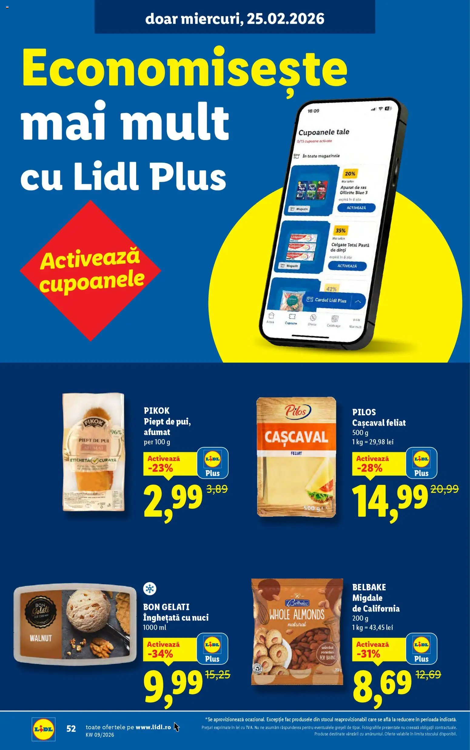 Catalog LIDL 23 - 28 Februarie 2026 | Pagina 52 | Produse: Aparat De Ras, Hacıyatmaz Kedi Oyuncağı, Cașcaval, Migdale