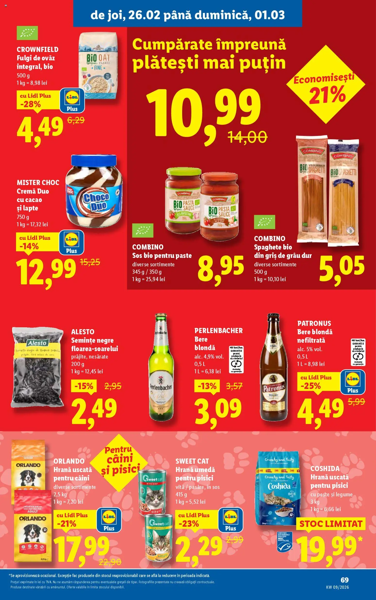 Catalog LIDL 23 - 28 Februarie 2026 | Pagina 69 | Produse: Semințe, Cacao, Fulgi, Sos