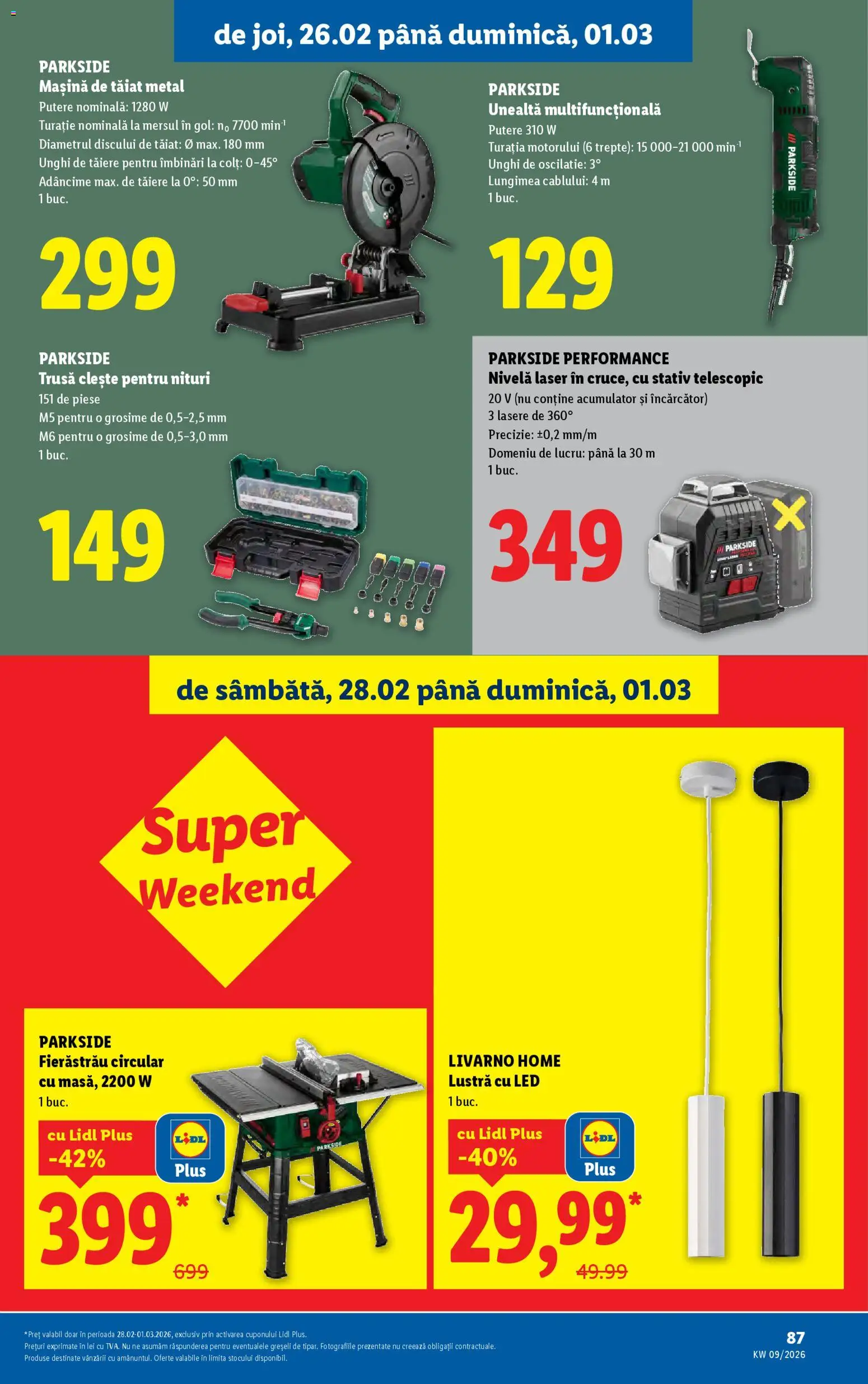 Catalog LIDL 23 - 28 Februarie 2026 | Pagina 87 | Produse: Încărcător, Clește, Babak