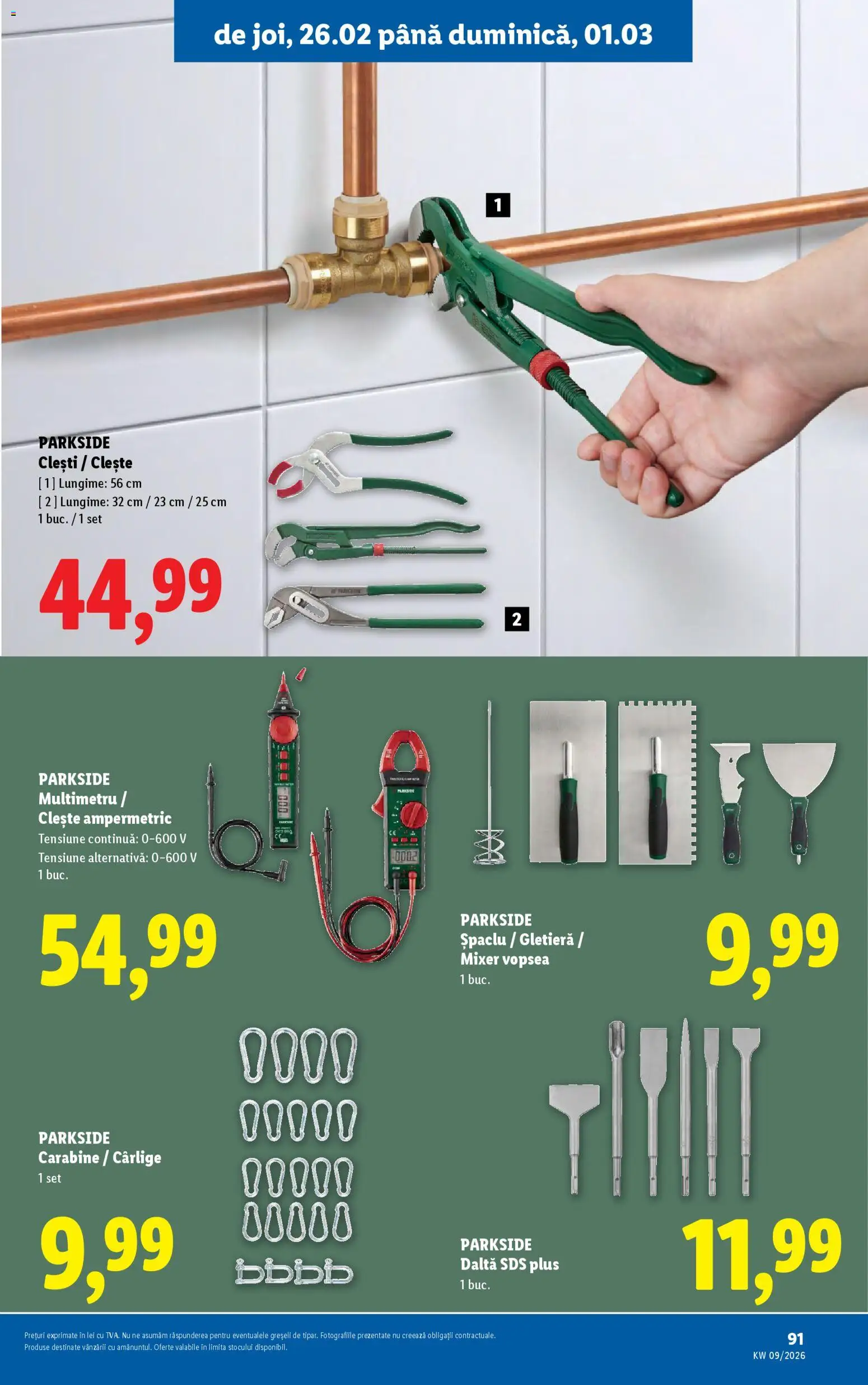 Catalog LIDL 23 - 28 Februarie 2026 | Pagina 91 | Produse: Clește, Mixer, Vopsea