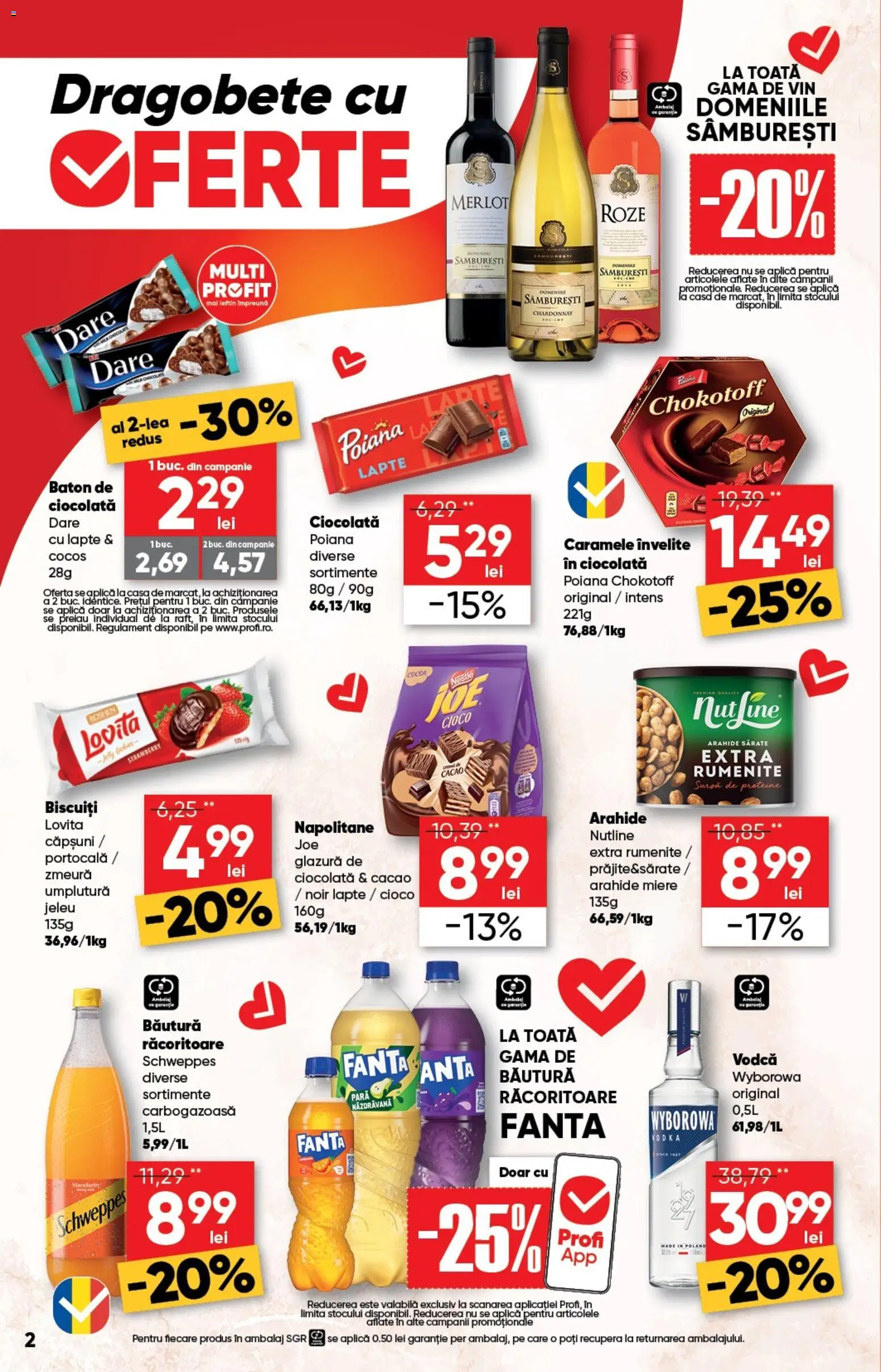 Catalog Profi 18 Februarie - 2 Martie 2026 | Pagina 2 | Produse: Vin, Cacao, Biscuiți, Caramele