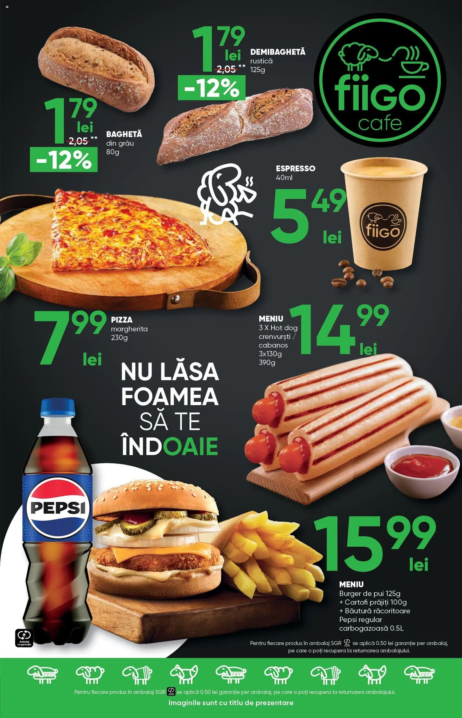 Catalog Profi 18 Februarie - 2 Martie 2026 | Pagina 5 | Produse: Crenvurști, Pizza, Burger, Cartofi