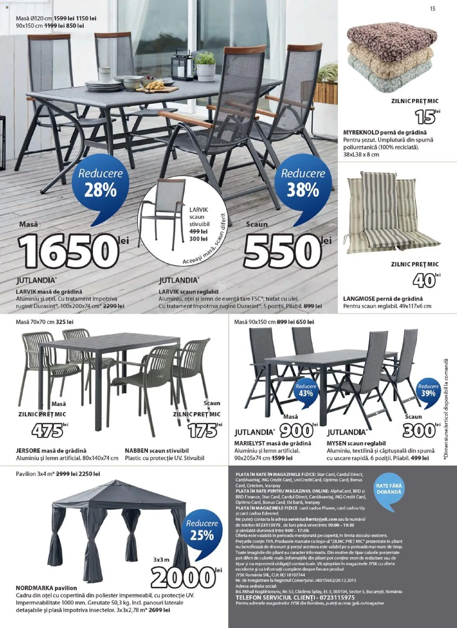 Catalog JYSK 23 Februarie - 23 Martie 2026 | Pagina 15 | Produse: Telefon, Pernă, Masă, Pavilion