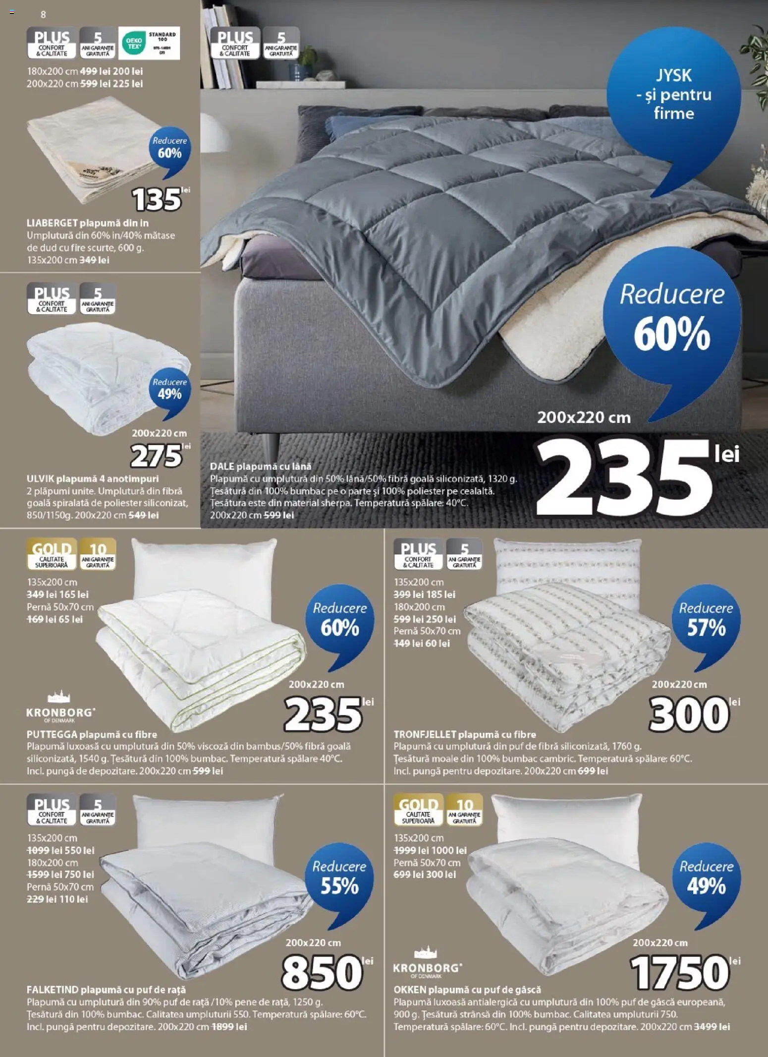 Catalog JYSK 23 Februarie - 23 Martie 2026 | Pagina 8 | Produse: Pungă, Pernă, Rață, Dale