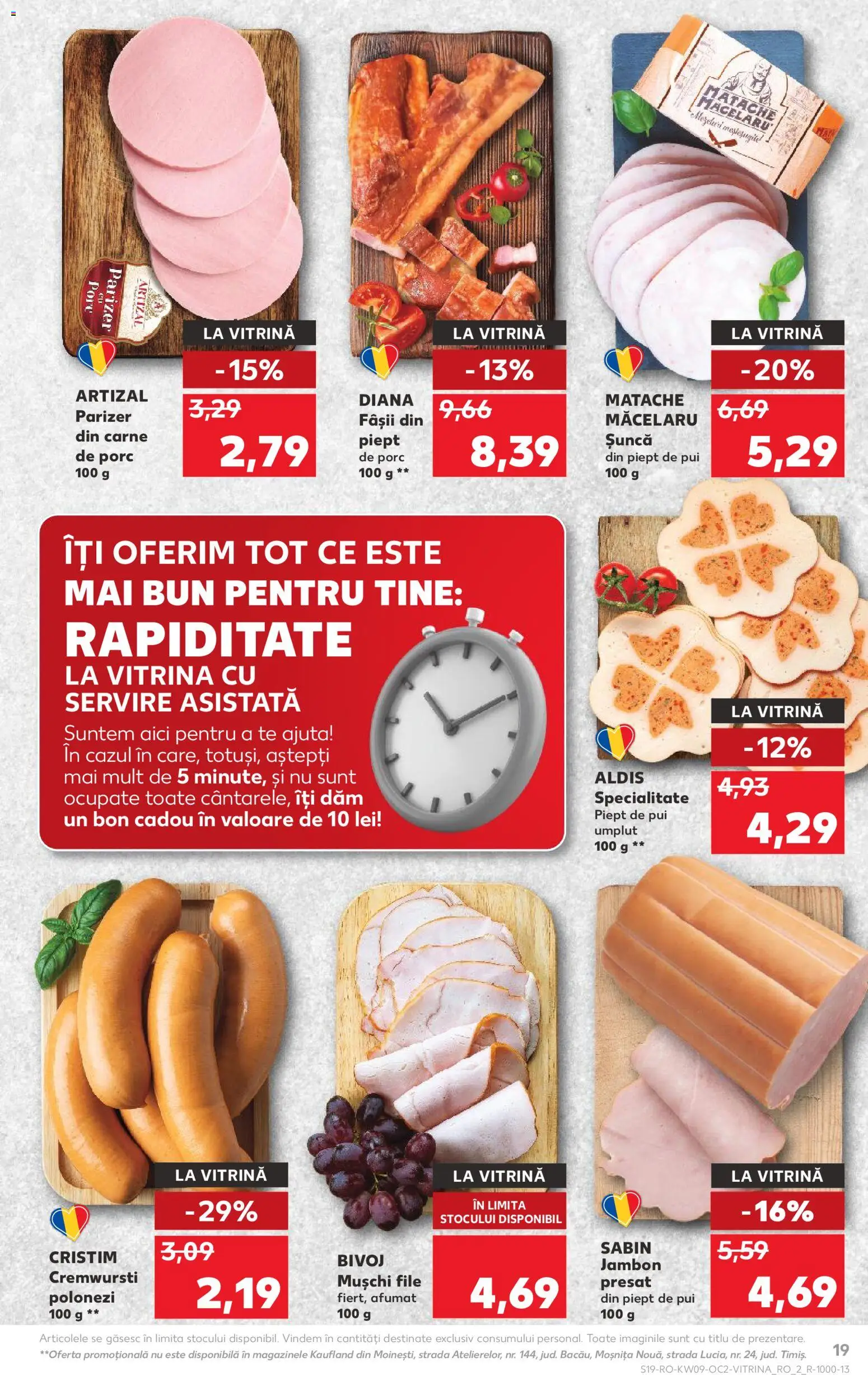Catalog Kaufland 25 Februarie - 2 Martie 2026 | Pagina 19 | Produse: Vitrină, Șuncă, Carne De Porc, Parizer