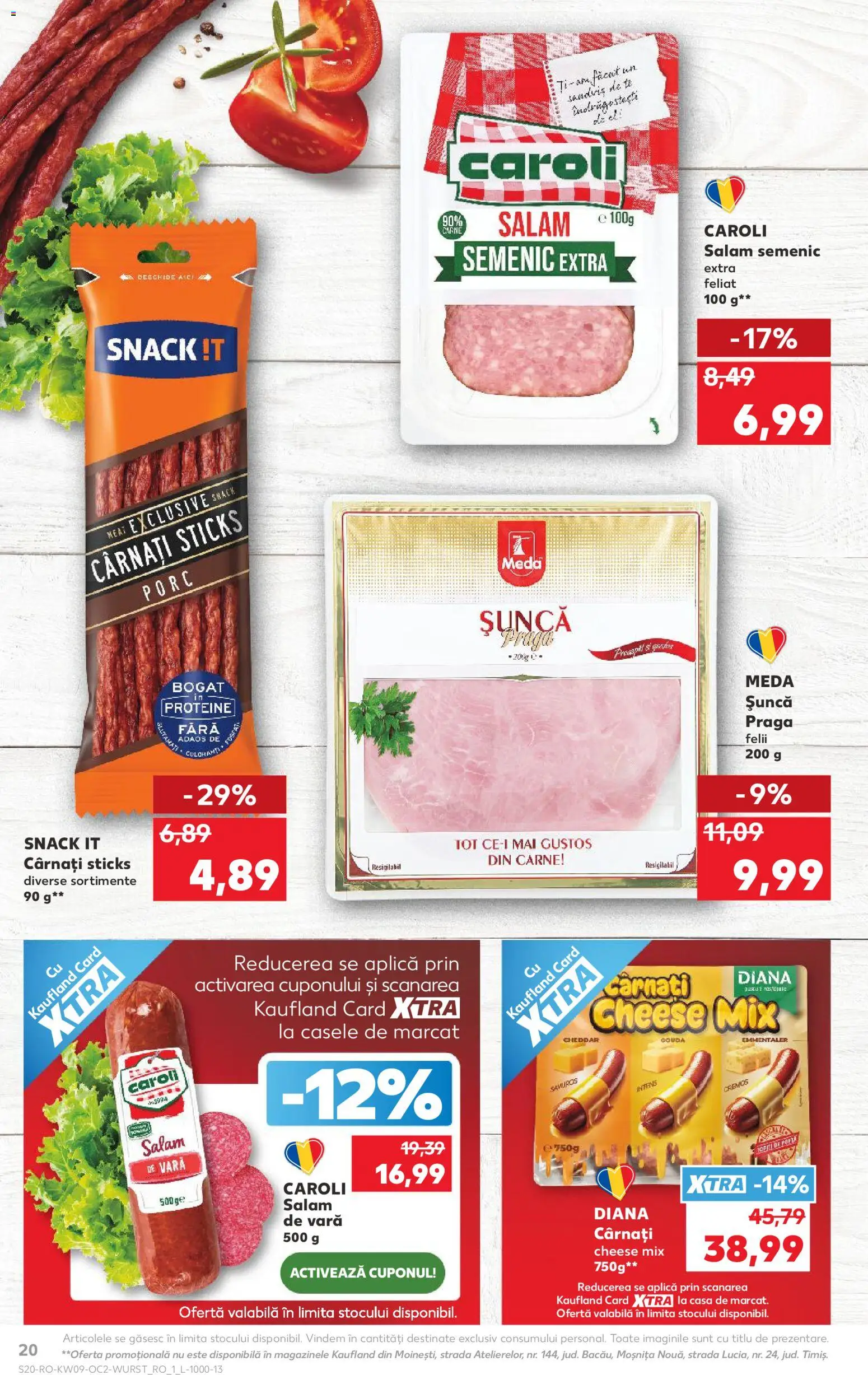 Catalog Kaufland 25 Februarie - 2 Martie 2026 | Pagina 20 | Produse: Bahçe aydınlatması, Masaüstü kılıfı, Gouda, Cârnați